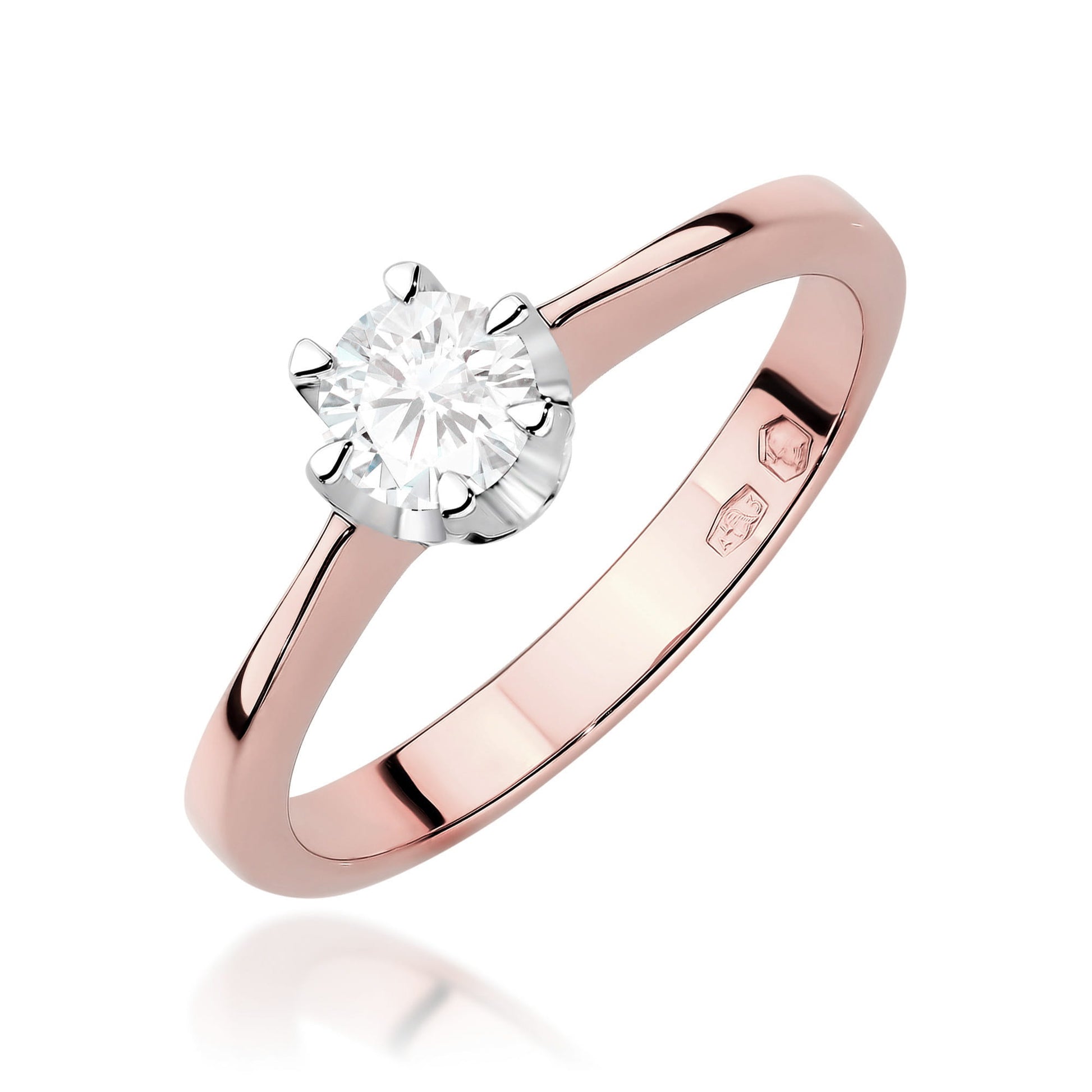 Inel Aur 14K cu Diamant Natural Natural 0.25 ct