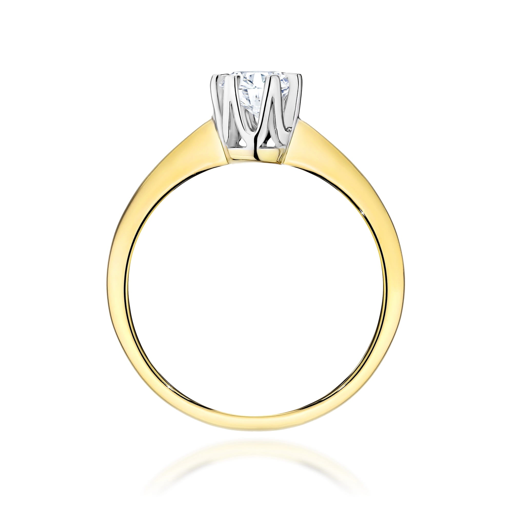 Inel Aur 14K cu Diamant de Laborator 0.70 ct - Galben