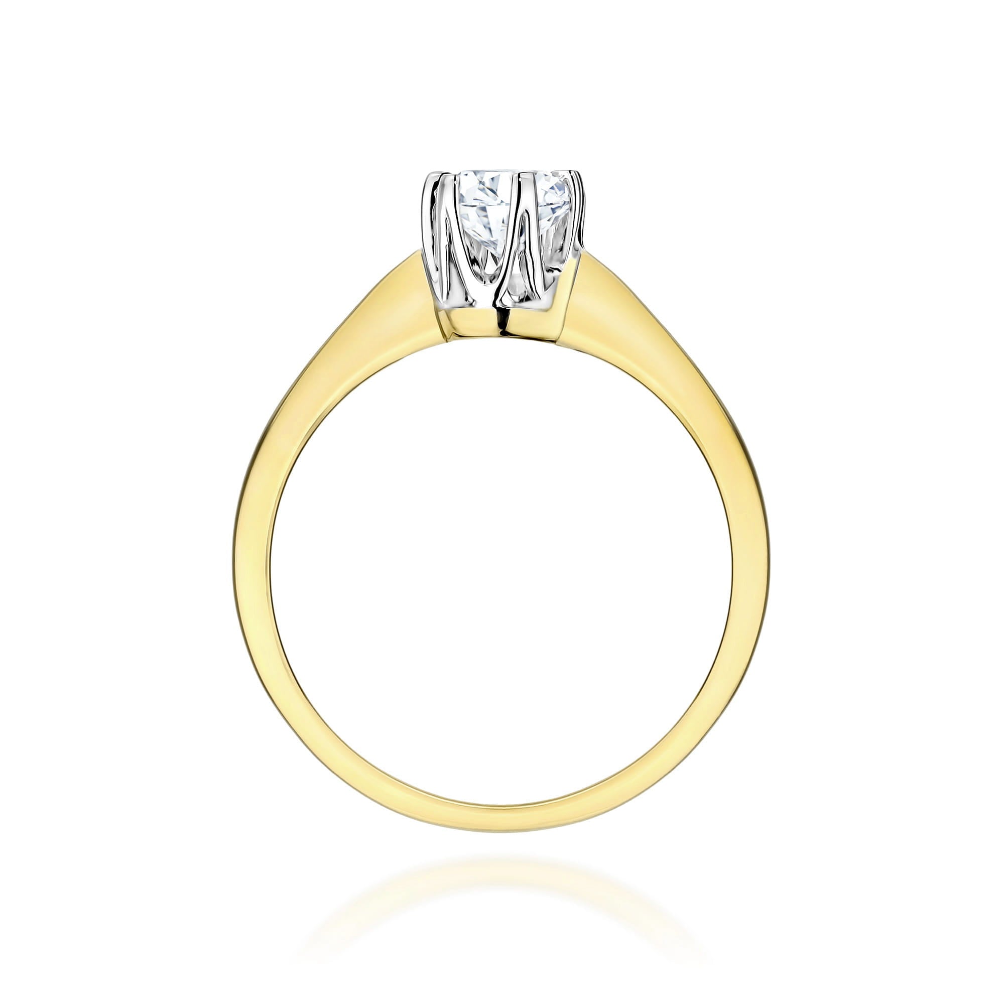 Inel Aur 9K cu Diamant de Laborator 0.25 ct