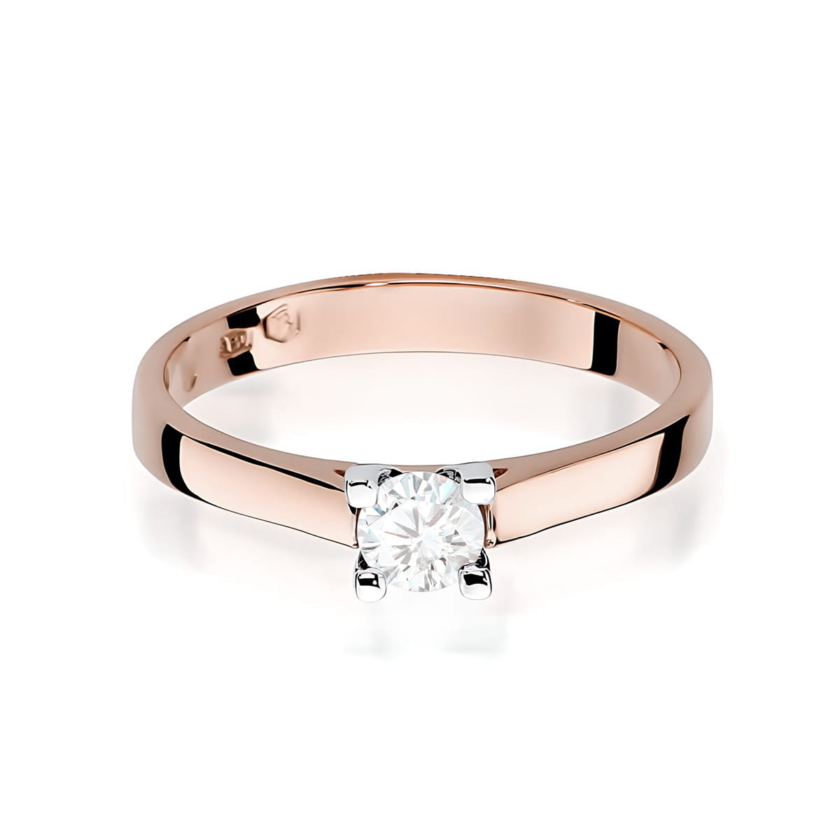 Inel Aur 14K W0221 Diamant Cultivat 0.20ct