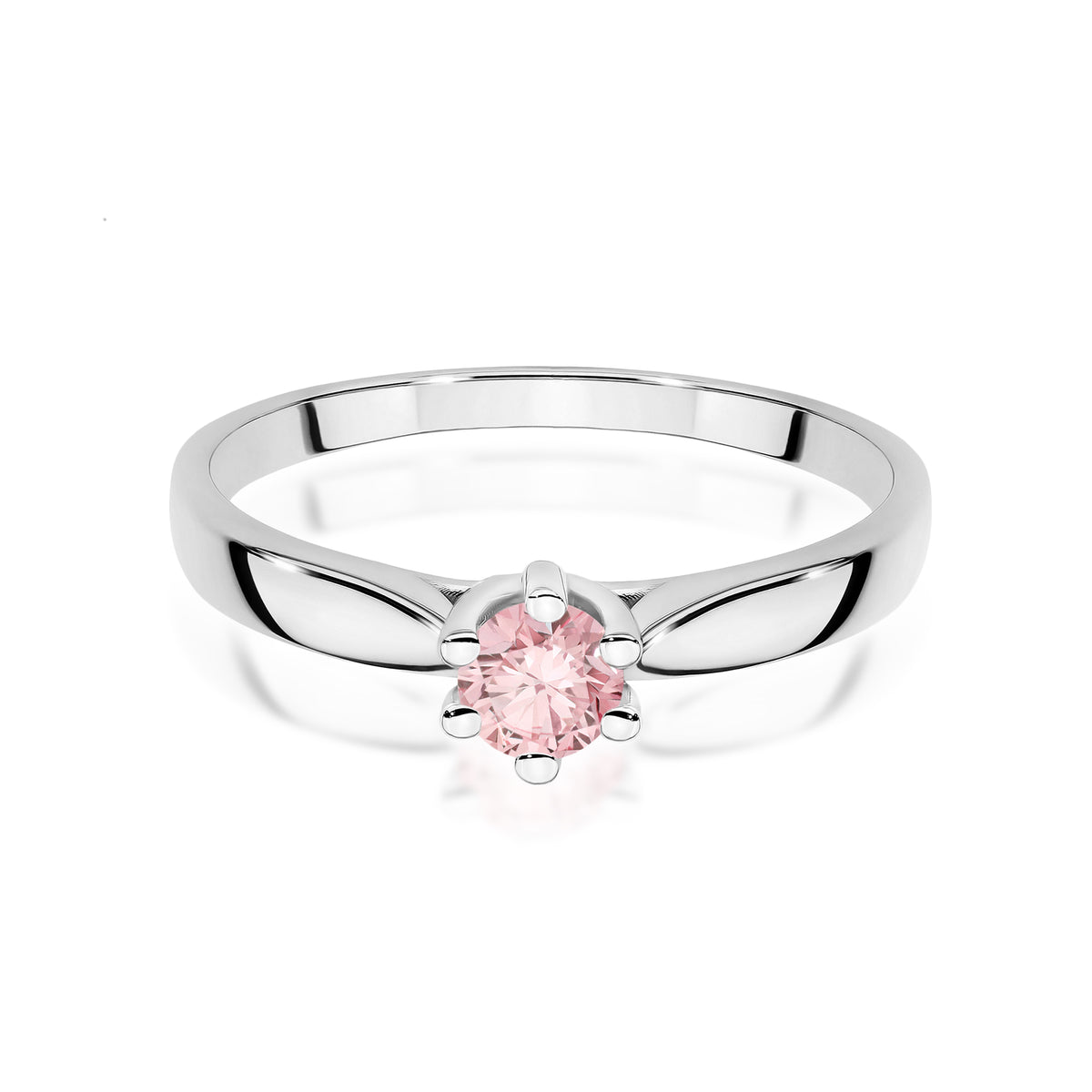 Inel Aur 14K cu Diamant Roz de Laborator 0.30 ct