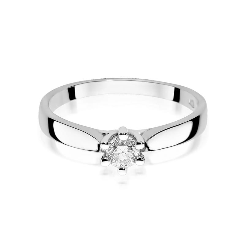 Inel Aur 9K cu Diamant Natural 0.20 ct