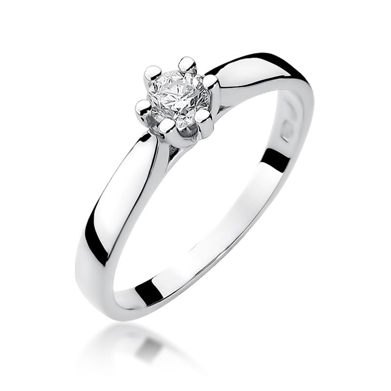 Inel Aur 9K cu Diamant Natural 0.30 ct