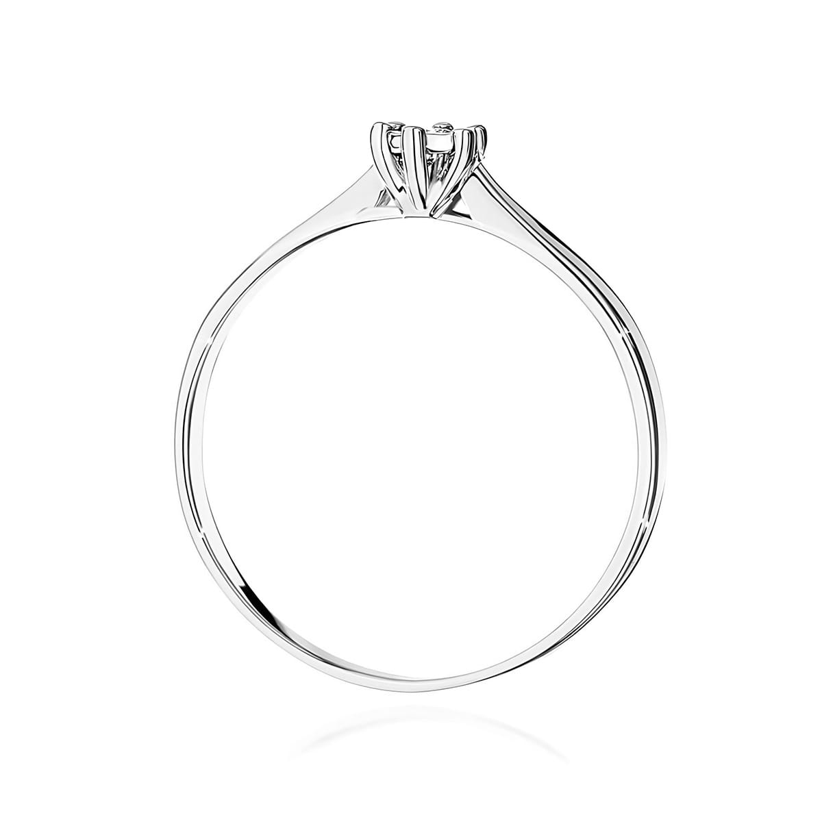 Inel Aur 9K cu Diamant Natural 0.01 ct