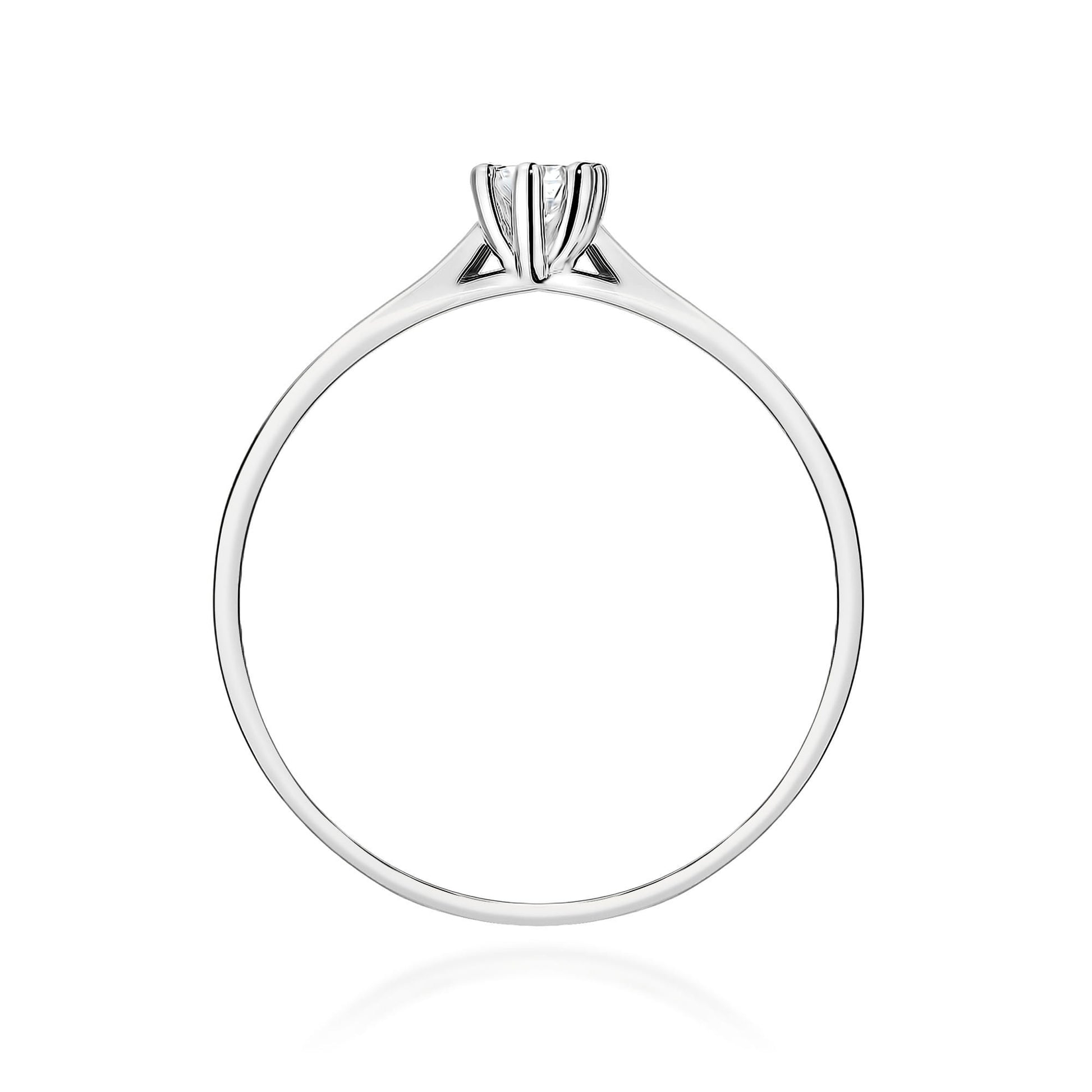 Inel Aur 9K cu Diamant de Laborator 0.10 ct