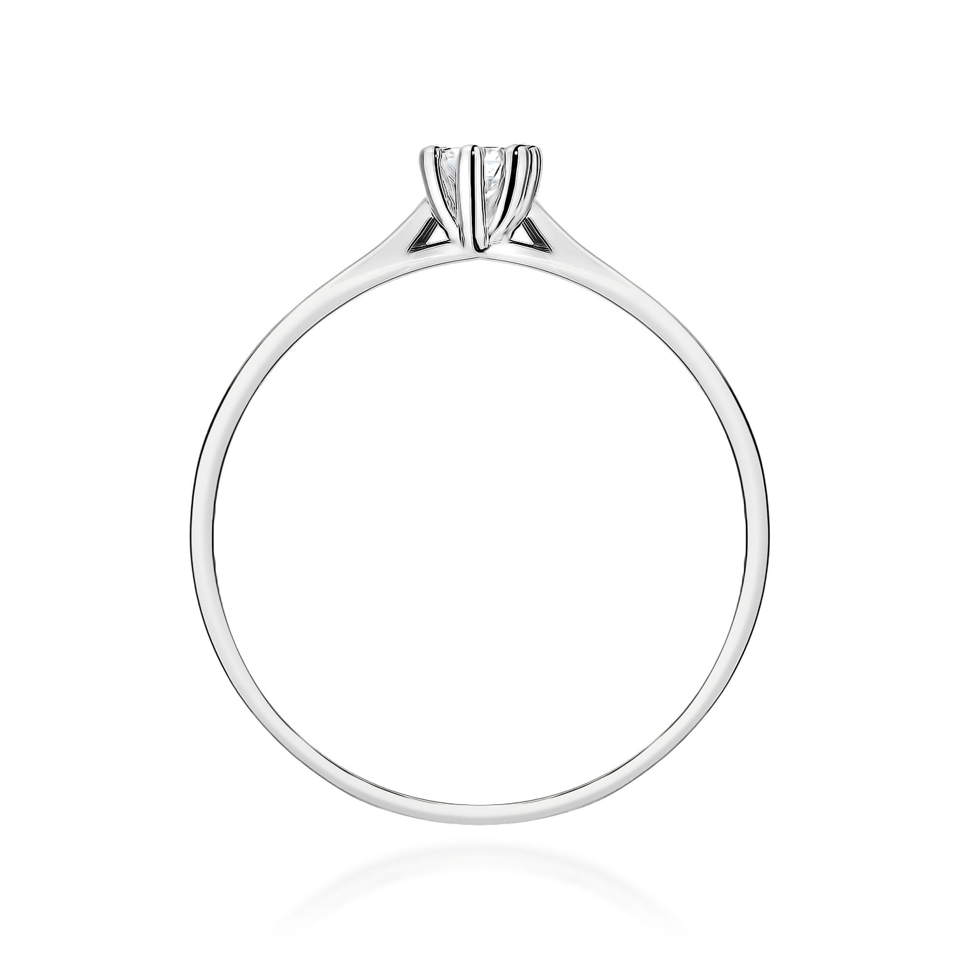 Inel Aur 9K cu Diamant de Laborator 0.10 ct