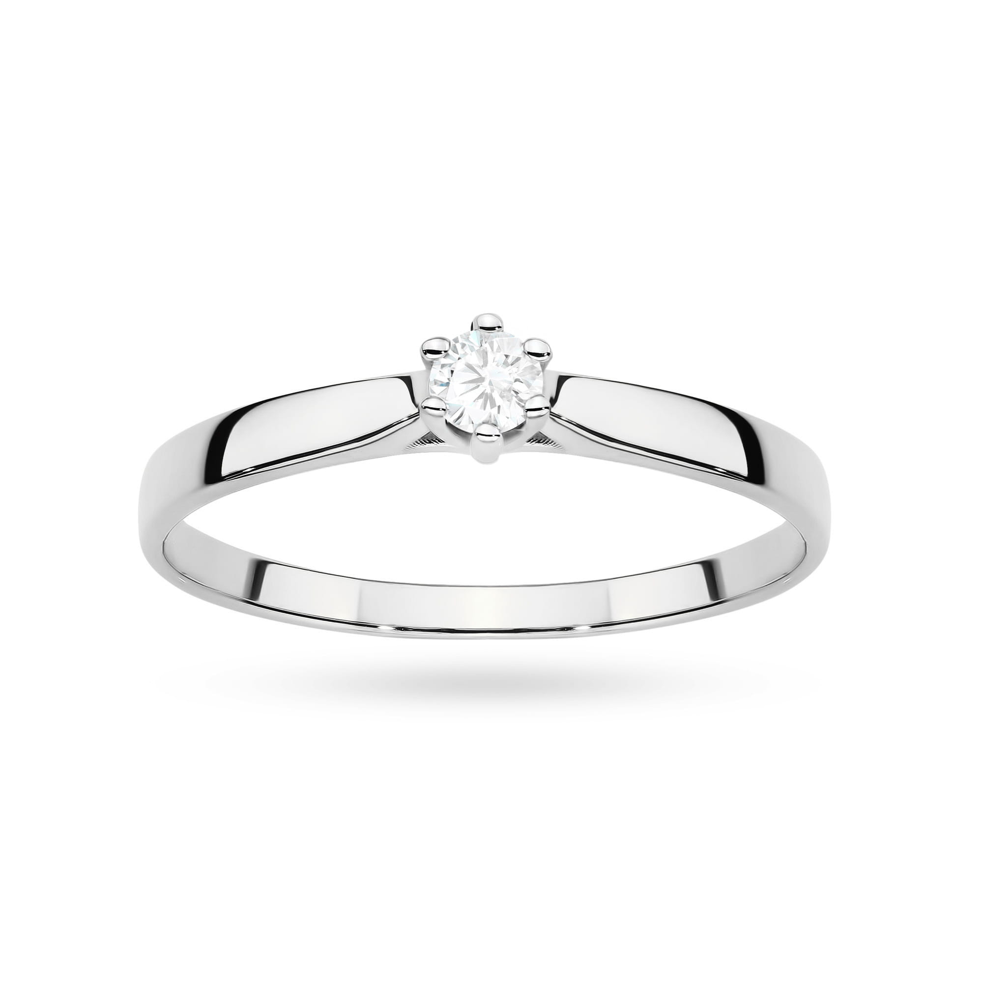 Inel Aur 9K cu Diamant de Laborator 0.10 ct