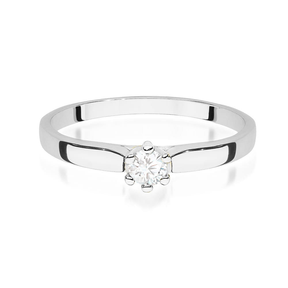 Inel Aur 9K cu Diamant de Laborator 0.15 ct