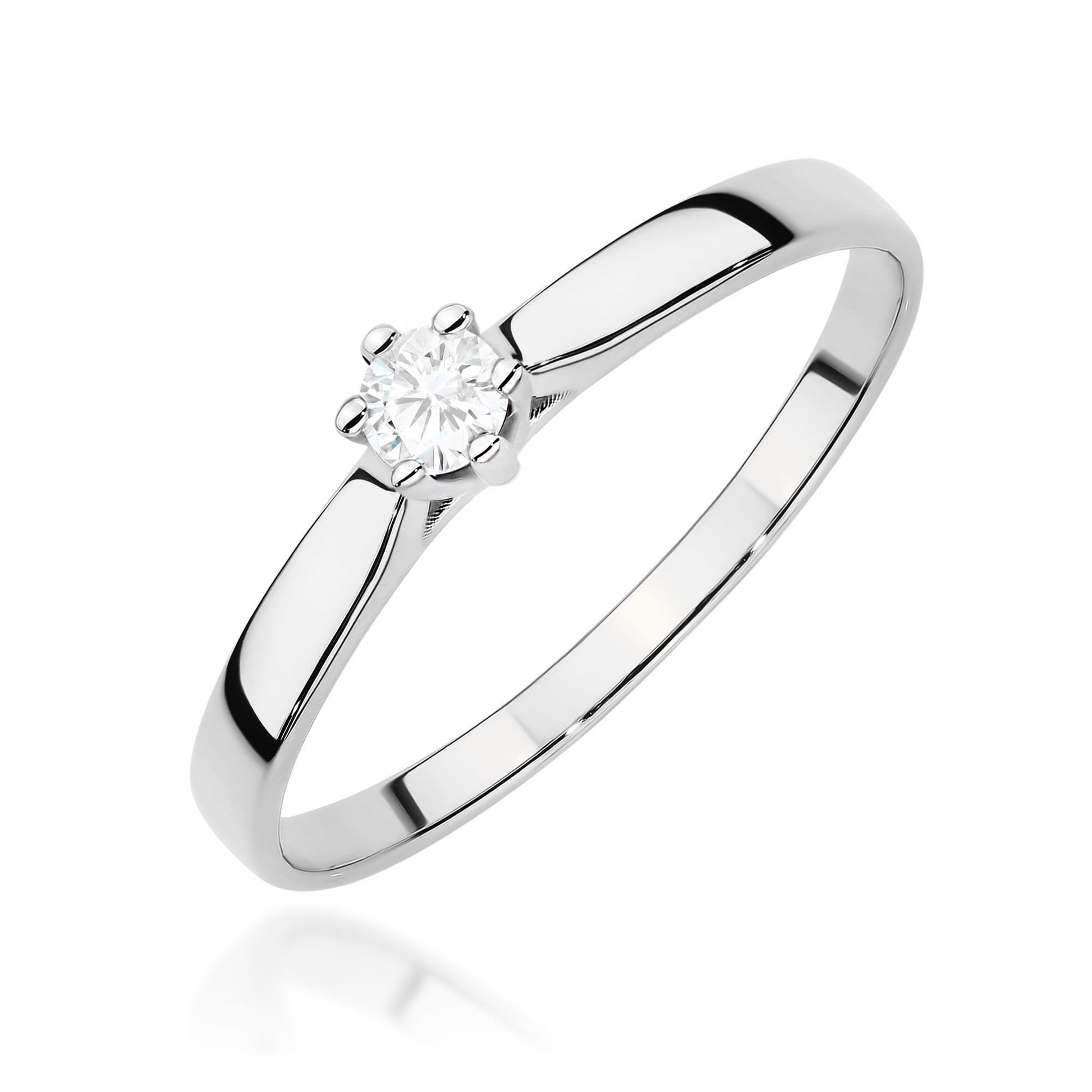 Inel Aur 9K cu Diamant de Laborator 0.20 ct
