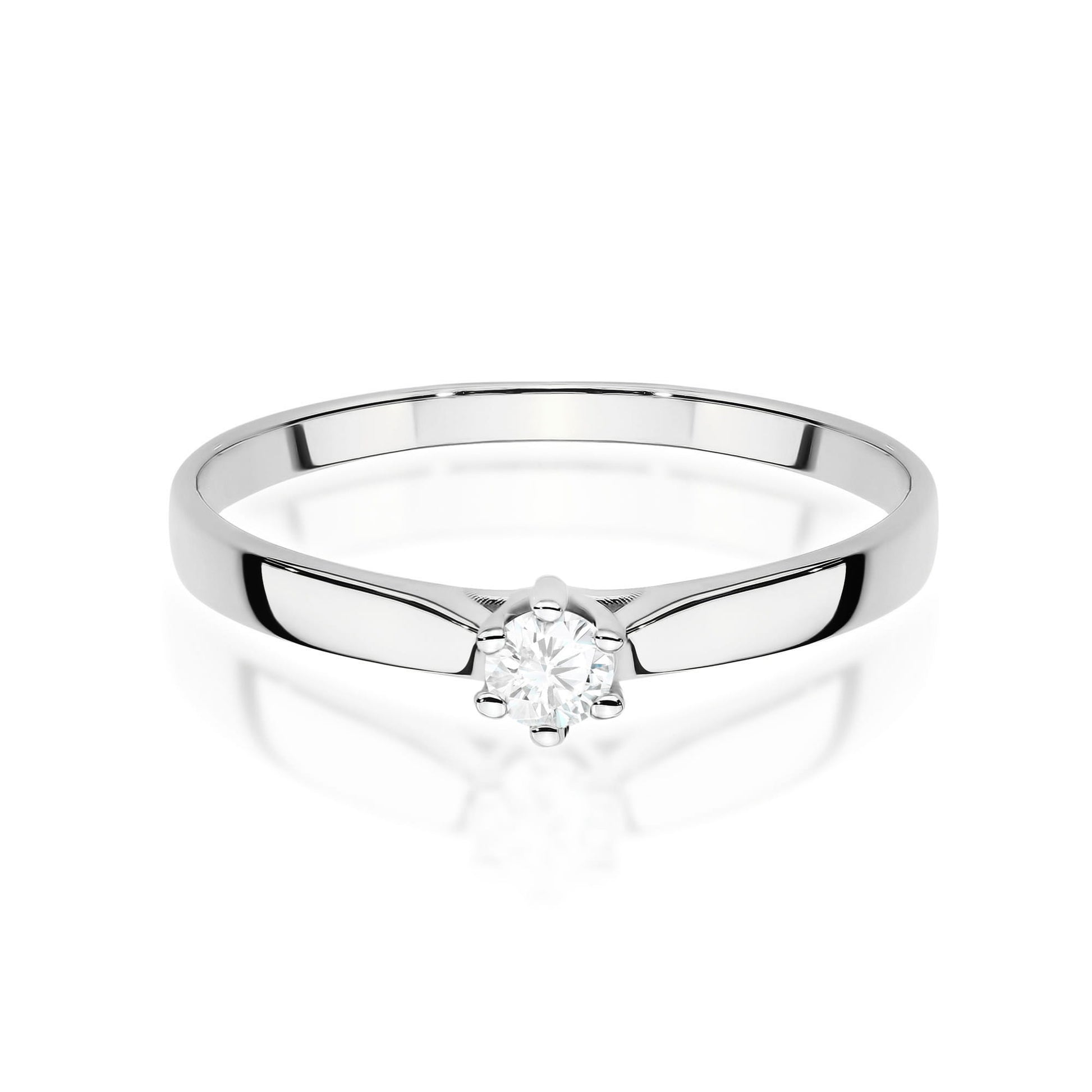 Inel Aur 9K cu Diamant de Laborator 0.20 ct