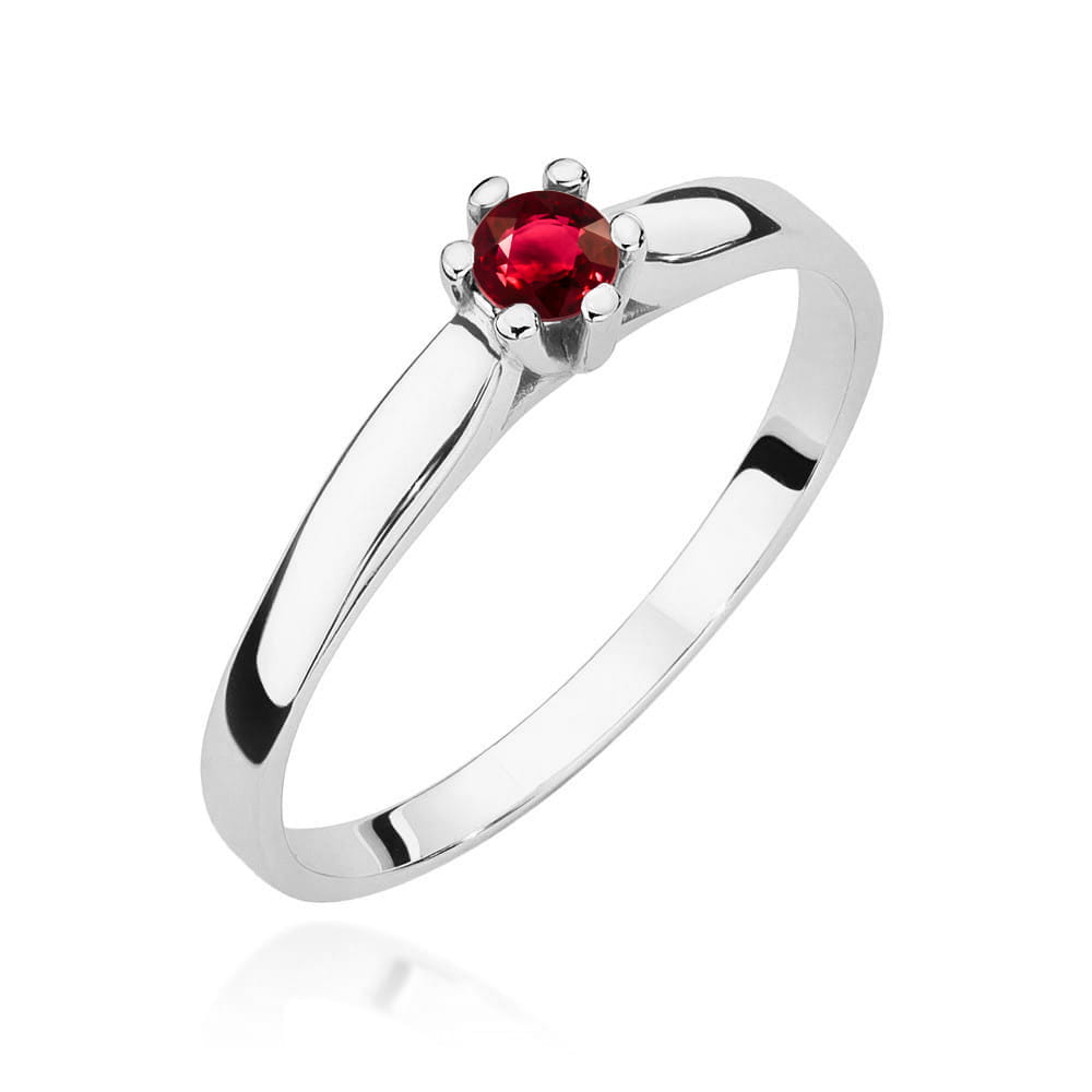 Inel Aur 9K cu Rubin 0.15 ct