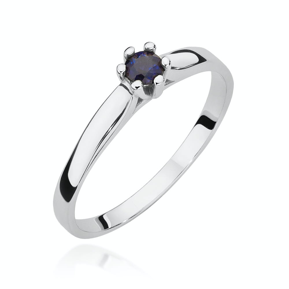 Inel Aur 9K cu Safir 0.15 ct