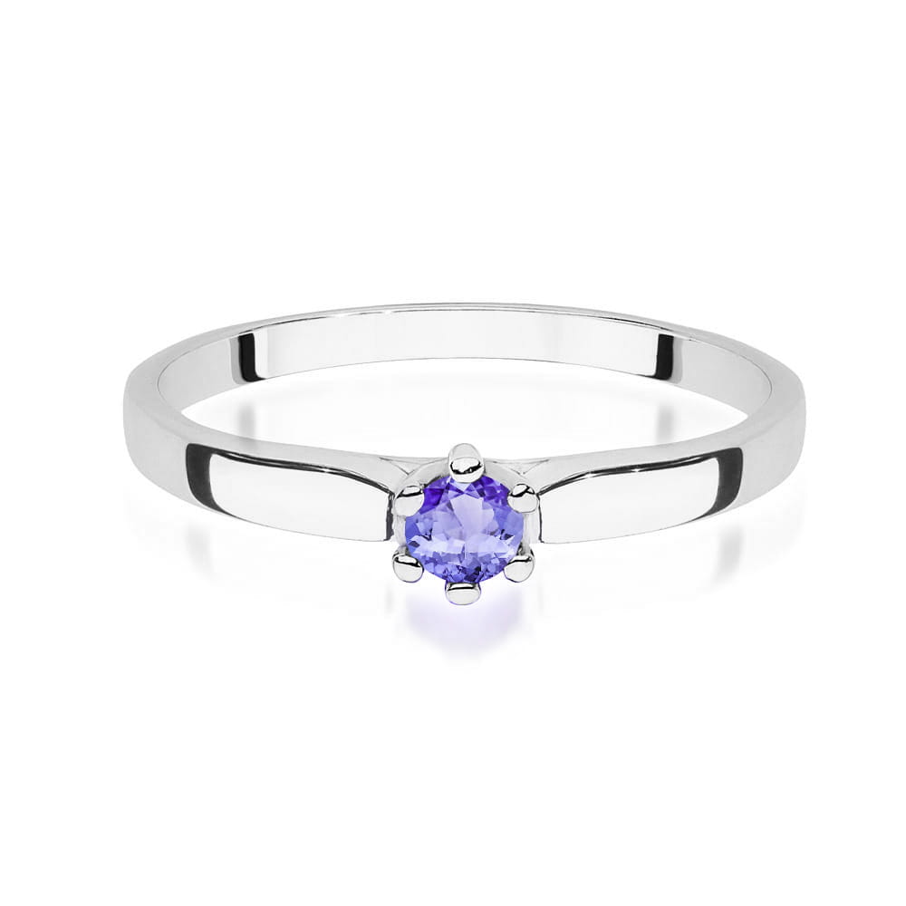 Inel Aur 9K cu Tanzanit 0.15 ct