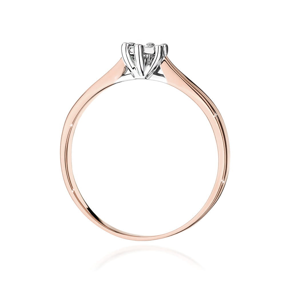 Inel Aur 14K W0222 Diamant Lab Grown 0.08ct
