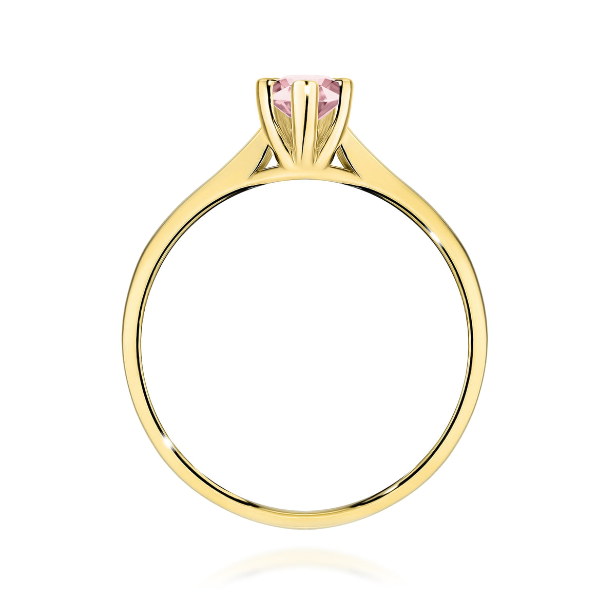 Inel Aur 14K cu Diamant Roz de Laborator 0.30 ct