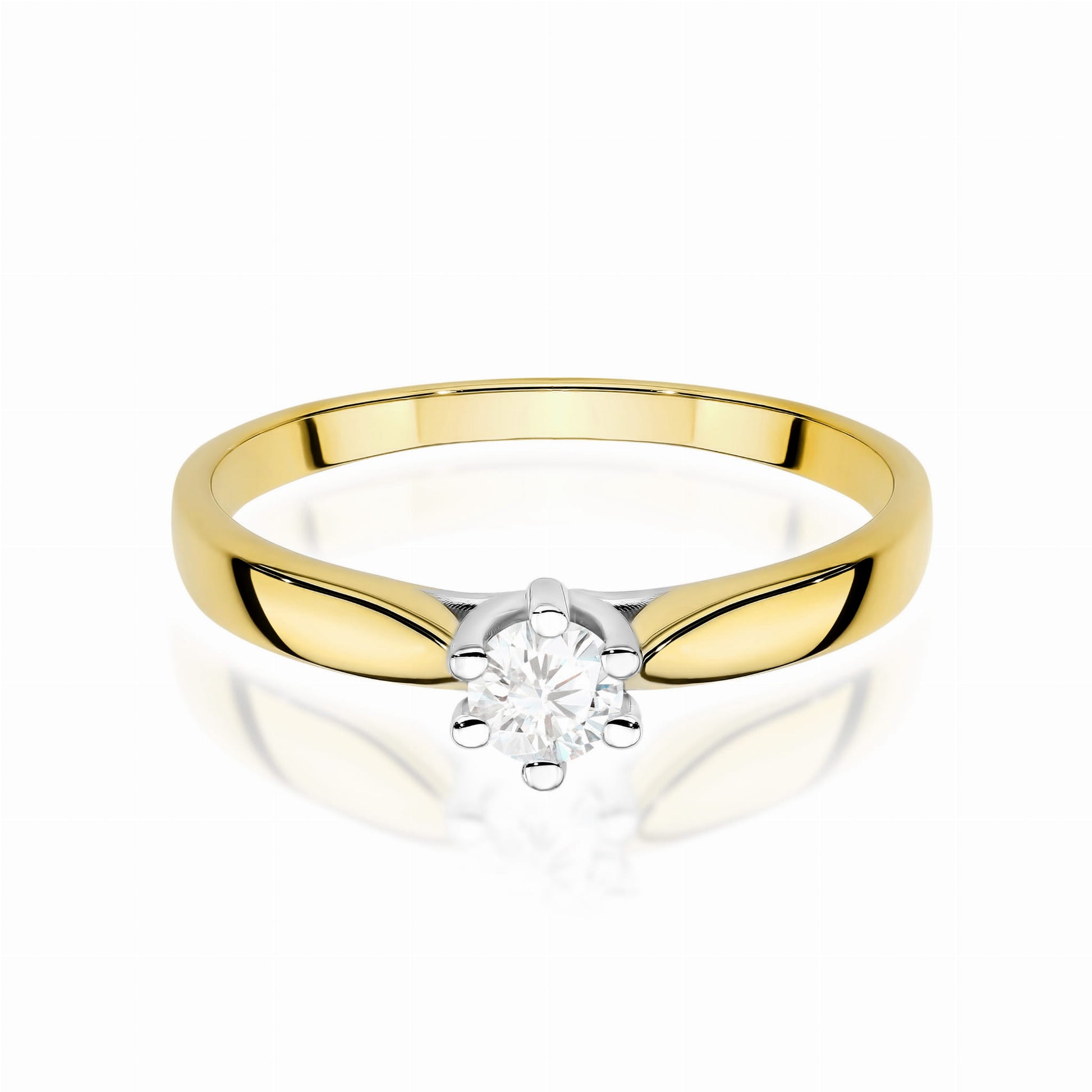Inel Aur 9K cu Diamant de Laborator 0.30 ct