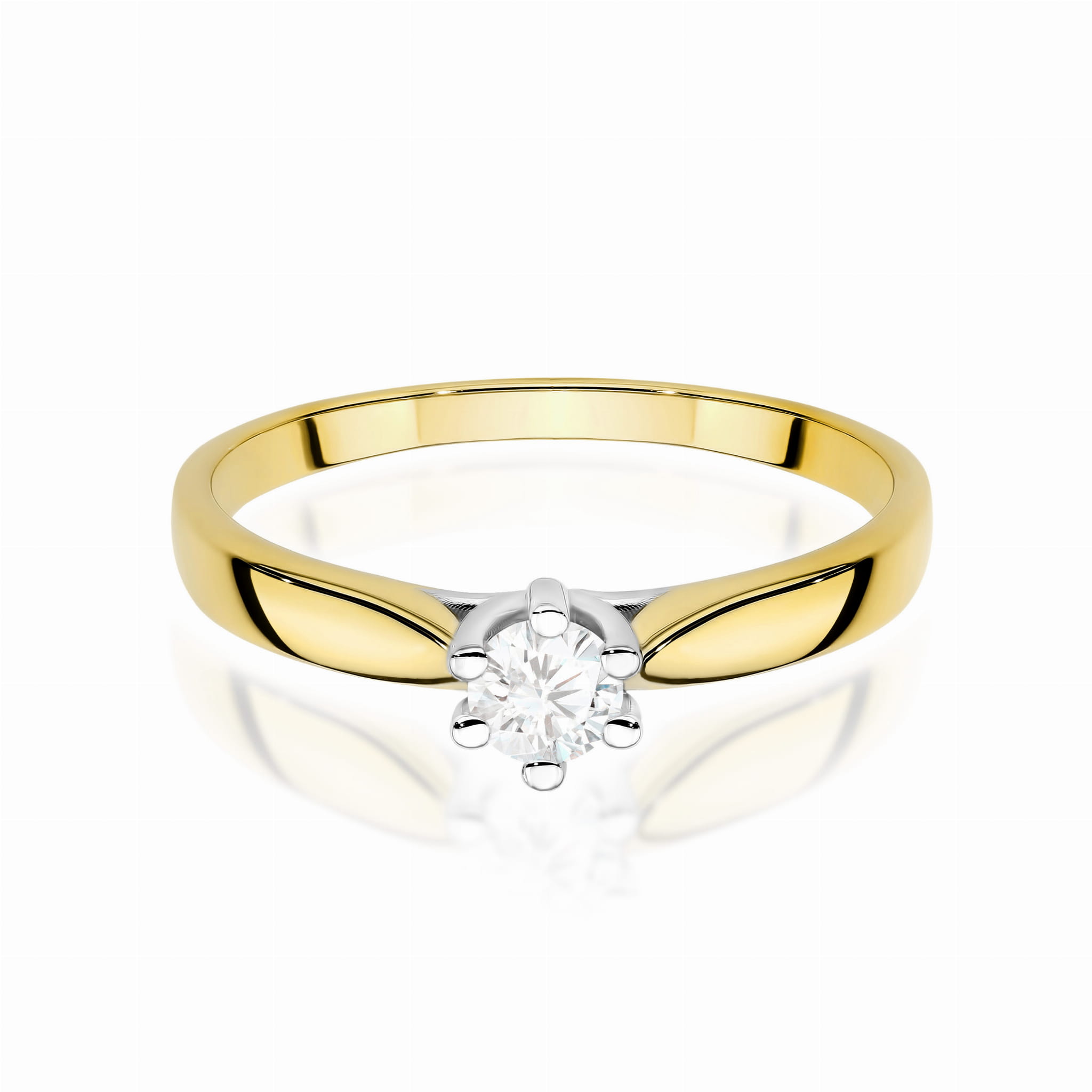 Inel Aur 9K cu Diamant de Laborator 0.30 ct