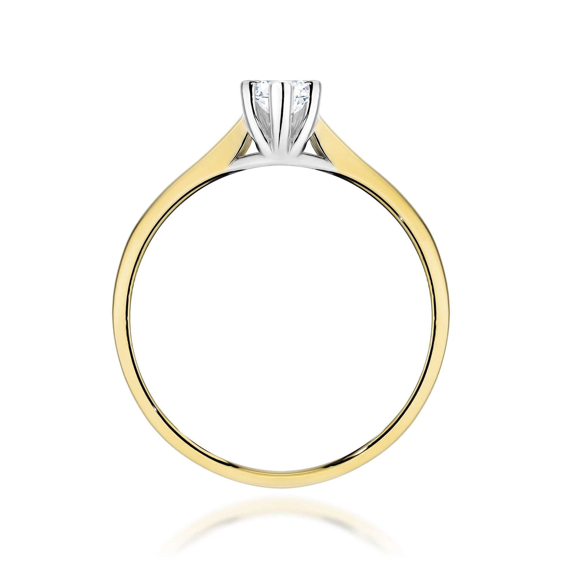 Inel Aur 9K cu Diamant de Laborator 0.30 ct