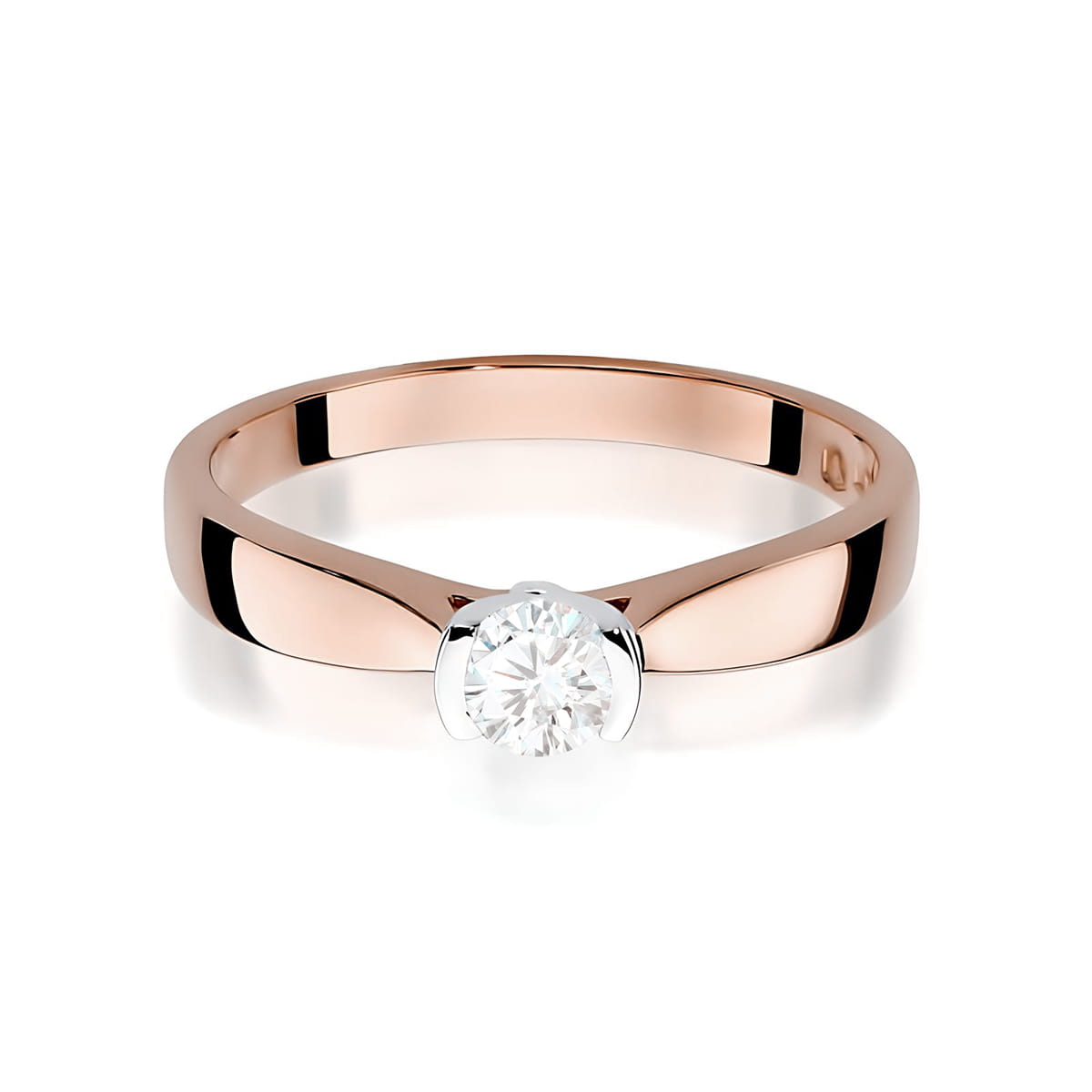 Inel Aur 14K W0223 Diamant Crescut în Laborator 0.25ct