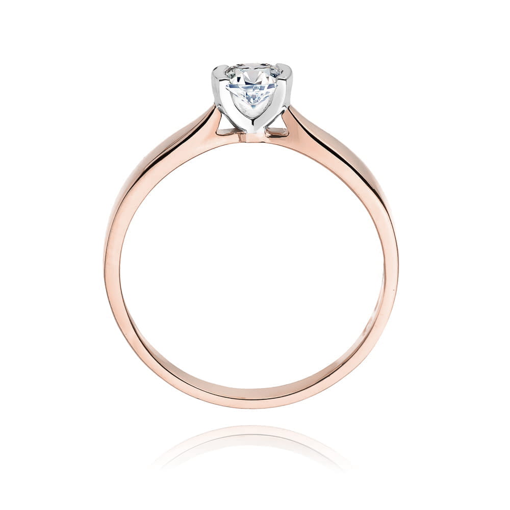 Inel Aur 14K W0223 Diamant Cultivat 0.30ct