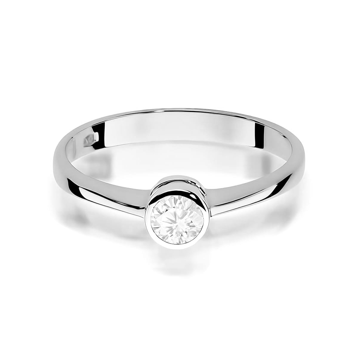 Inel Aur 14K W0224 Diamant Cultivat 0.25ct