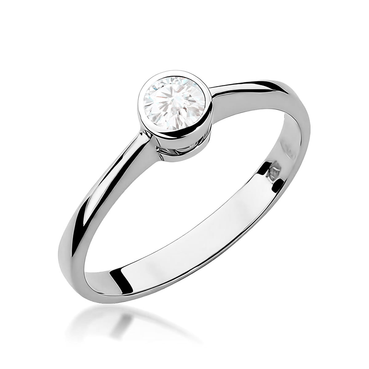 Inel Aur 9K cu Diamant Natural 0.25 ct