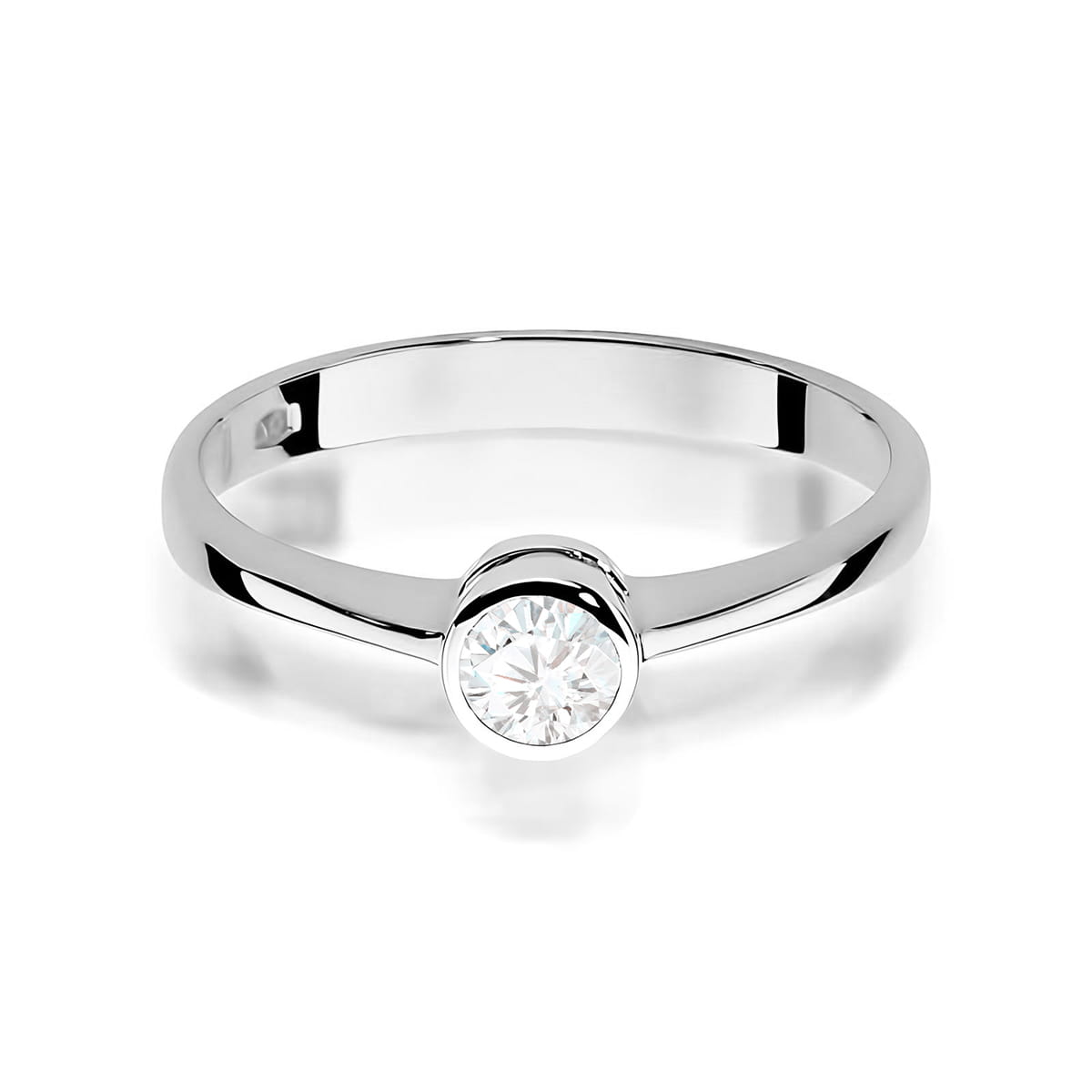 Inel Aur 9K cu Diamant Natural 0.25 ct
