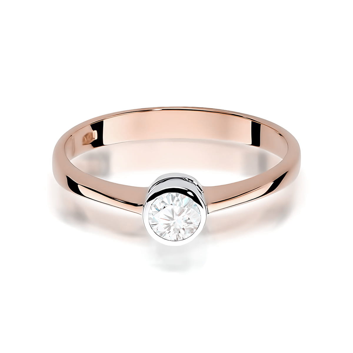 Inel Aur 14K W0224 Diamant Cultivat 0.30ct