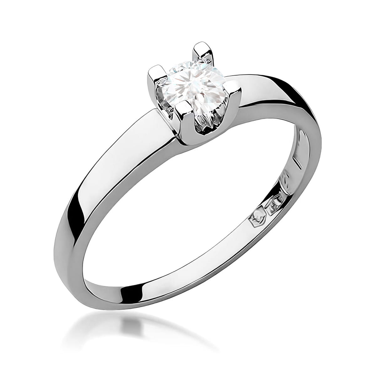 Inel Aur 9K cu Diamant Natural 0.25 ct