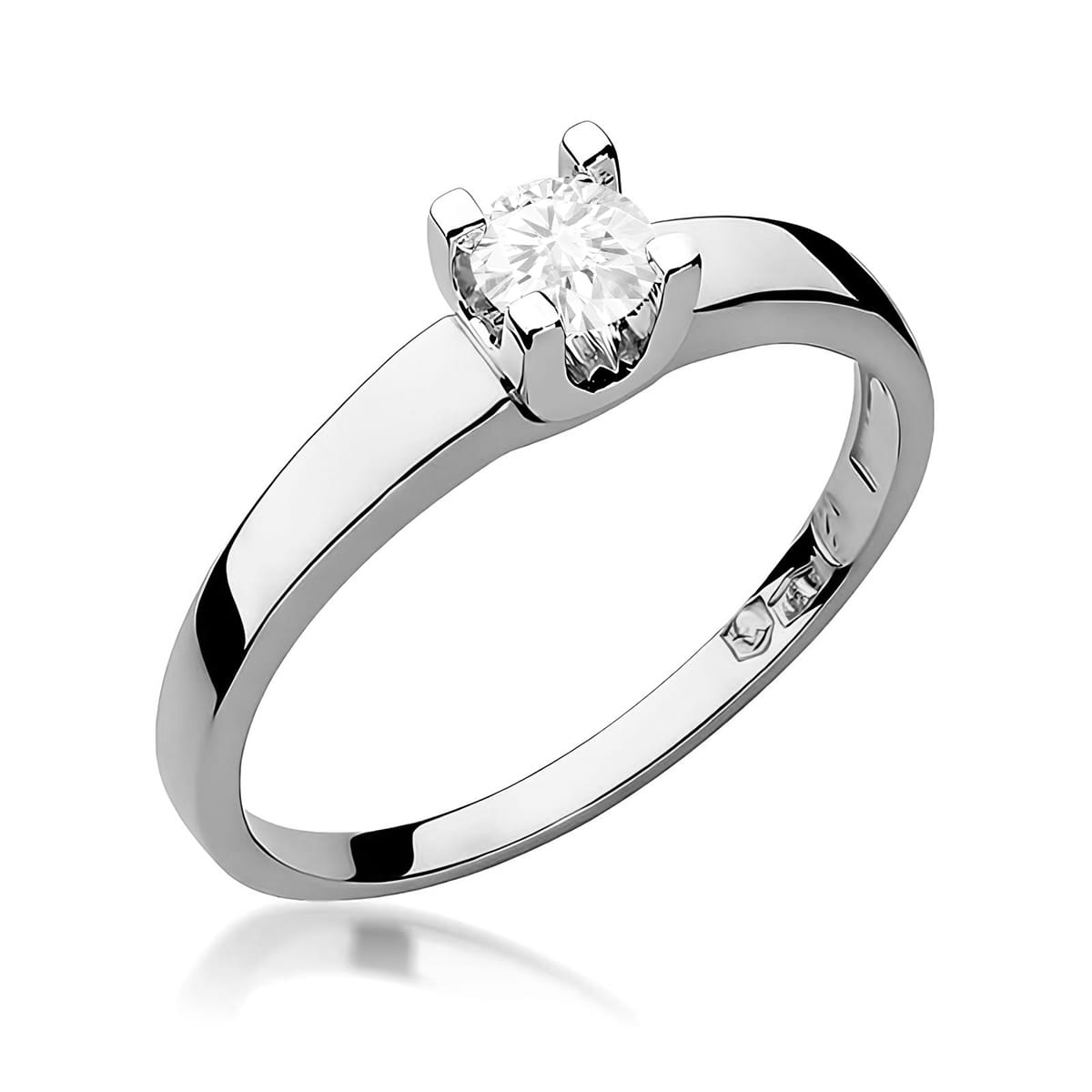 Inel Aur 9K cu Diamant de Laborator 0.25 ct