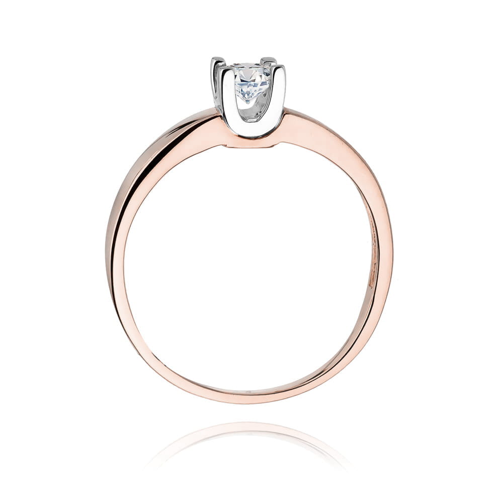 Inel Aur 14K W0225 Diamant Lab Grown 0.25ct