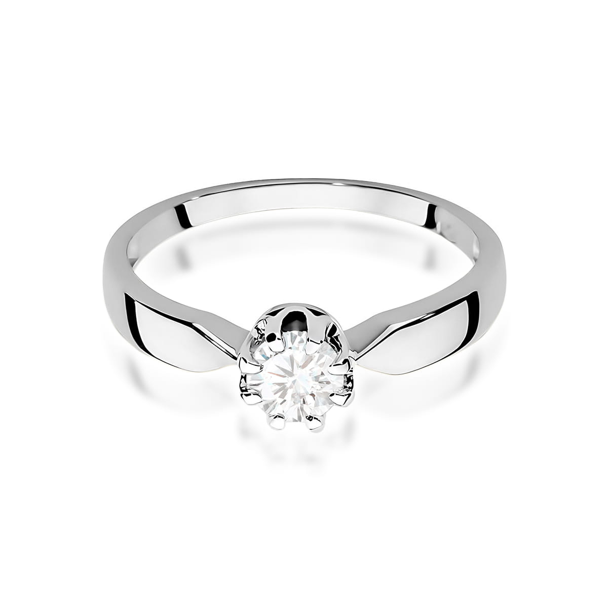 Inel Aur 14K cu Diamant de Laborator 0.50 ct