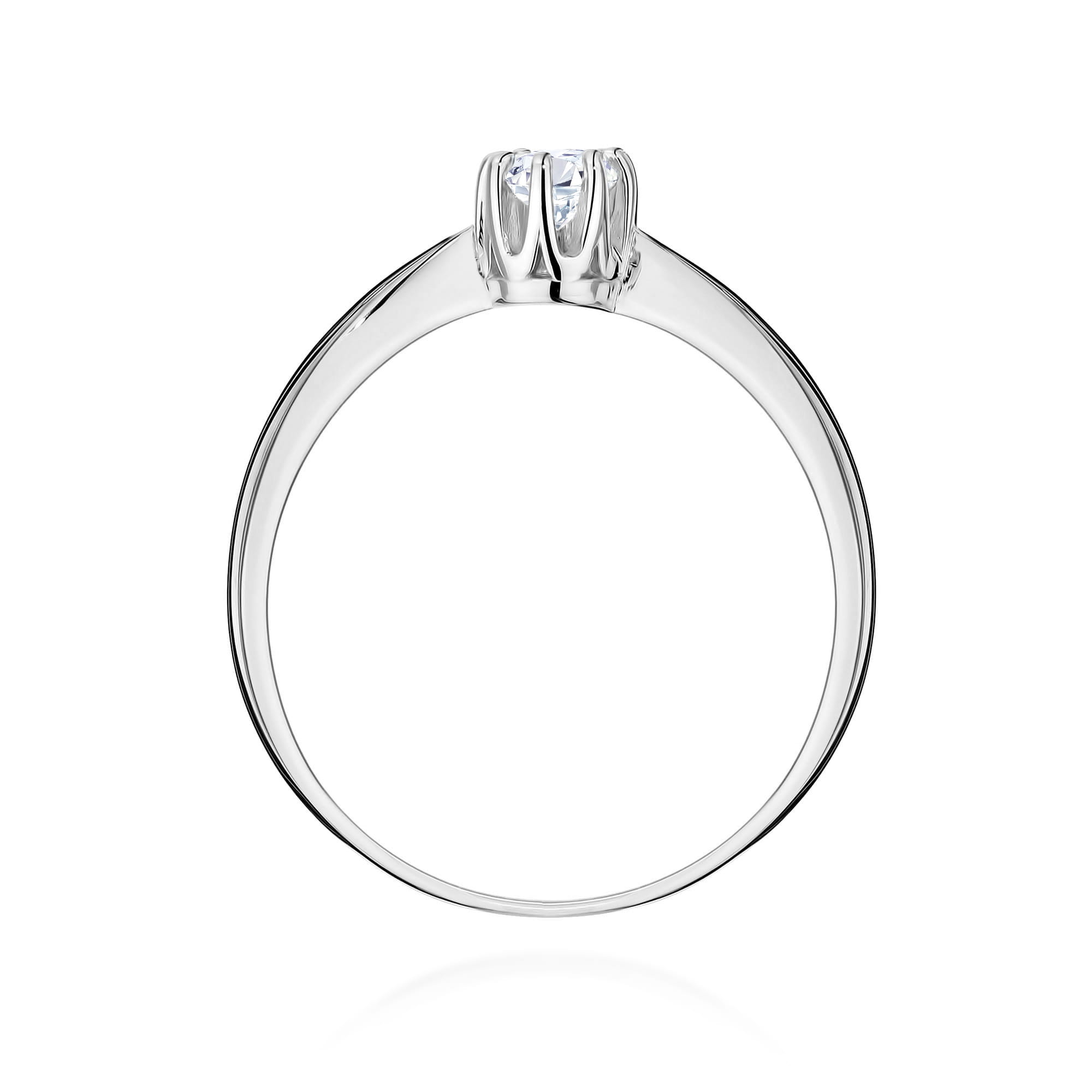 Inel Aur 9K cu Diamant Natural 0.15 ct