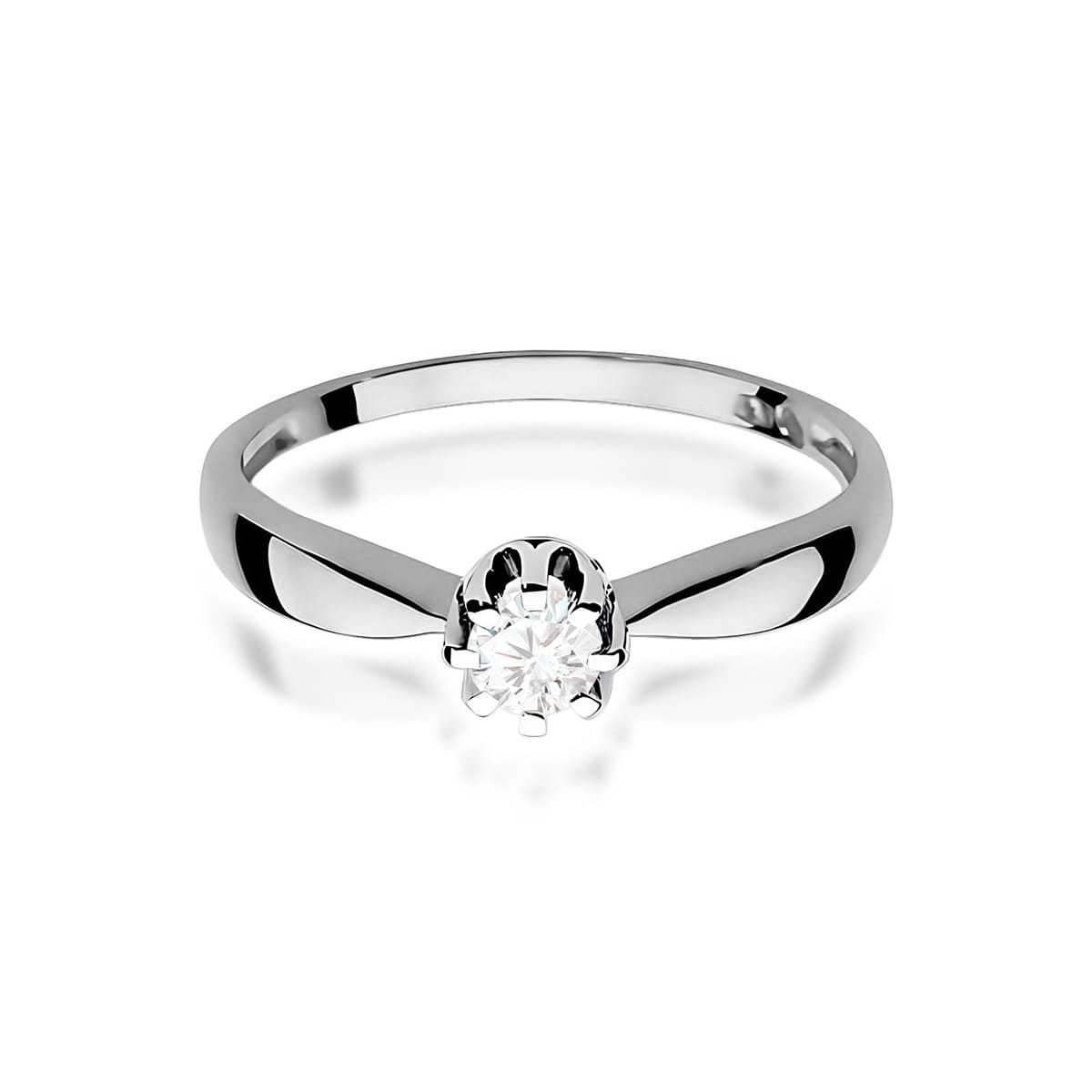Inel Aur 9K cu Diamant Natural 0.20 ct