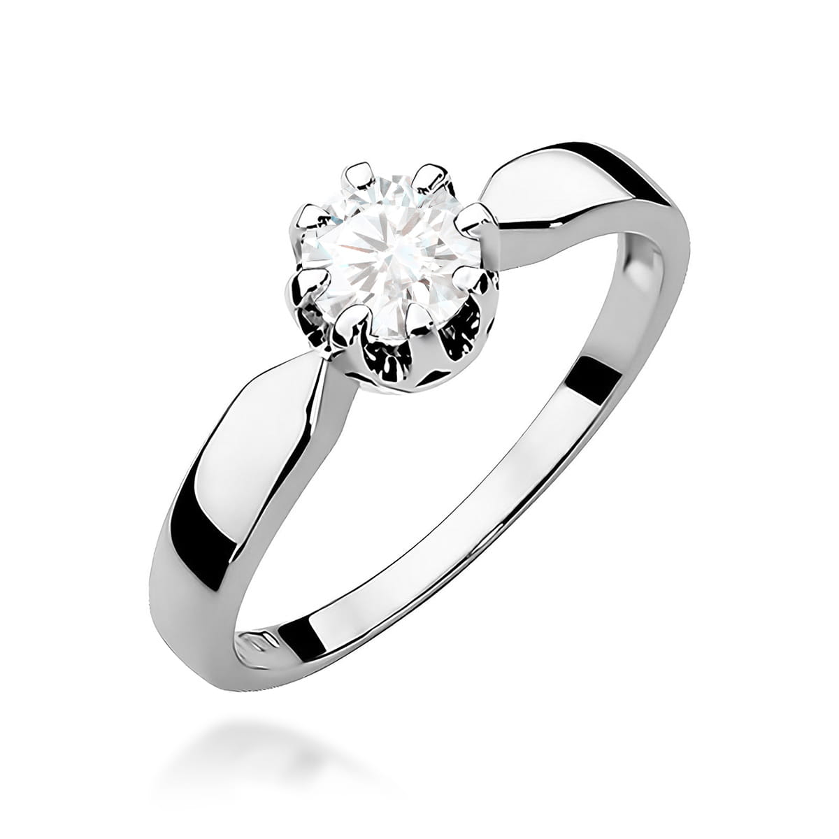 Inel Aur 9K cu Diamant Natural 0.50 ct