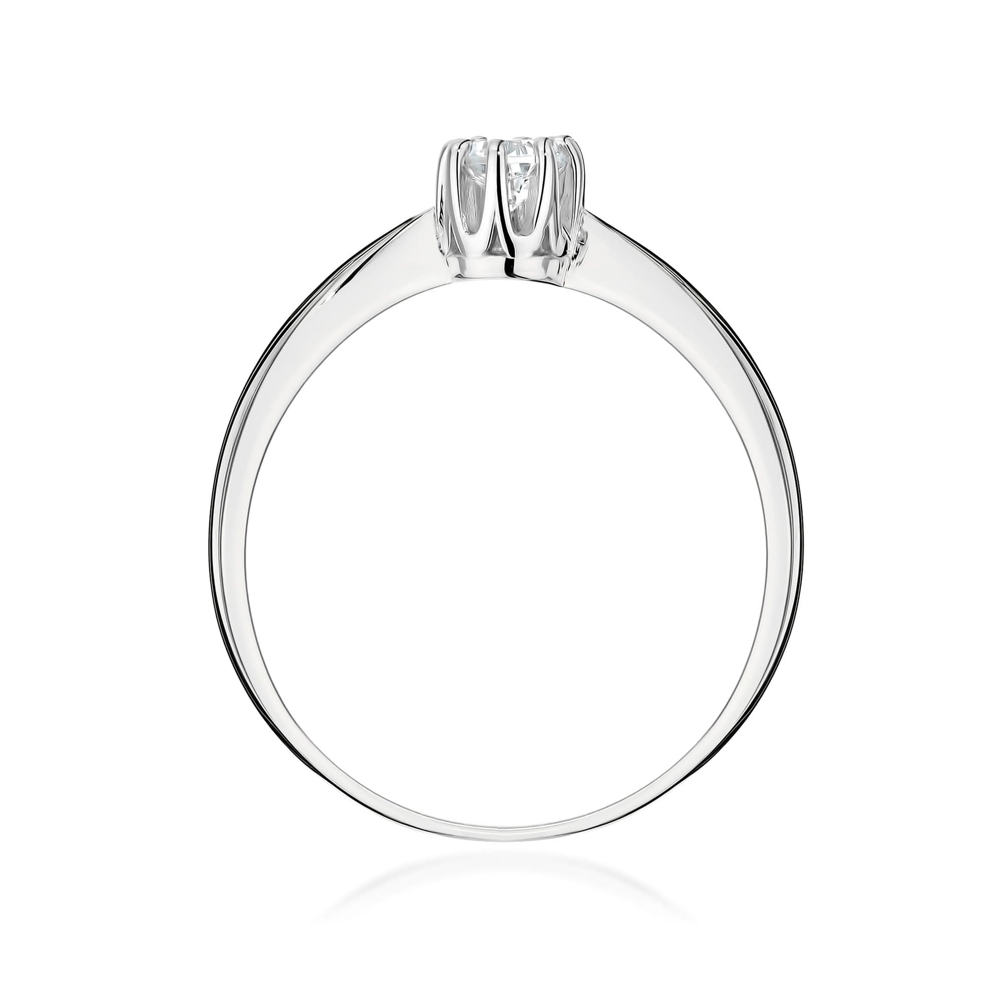 Inel Aur 9K cu Diamant de Laborator 0.15 ct