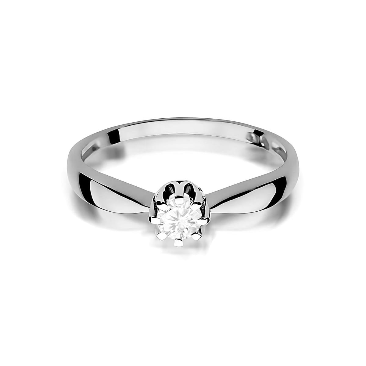 Inel Aur 9K cu Diamant de Laborator 0.20 ct