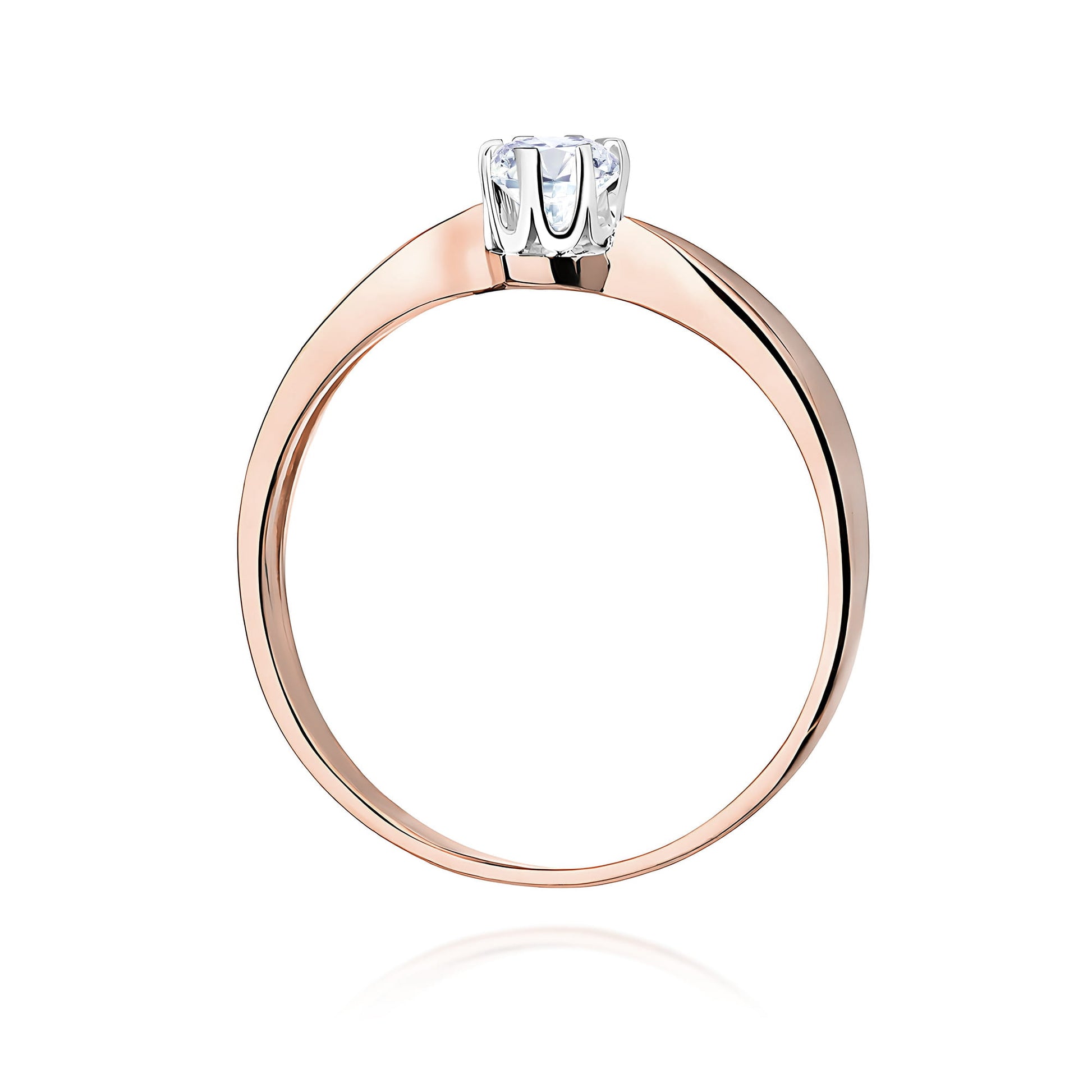 Inel Aur 14K cu Diamant de Laborator 0.40 ct