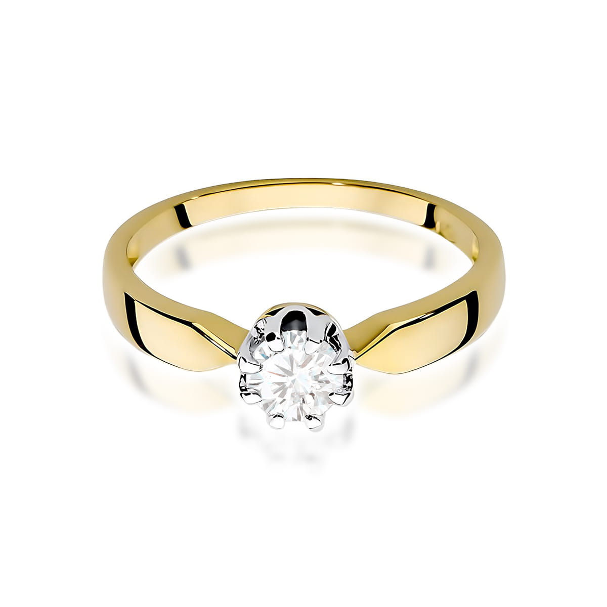 Inel Aur 14K cu Diamant de Laborator 0.50 ct