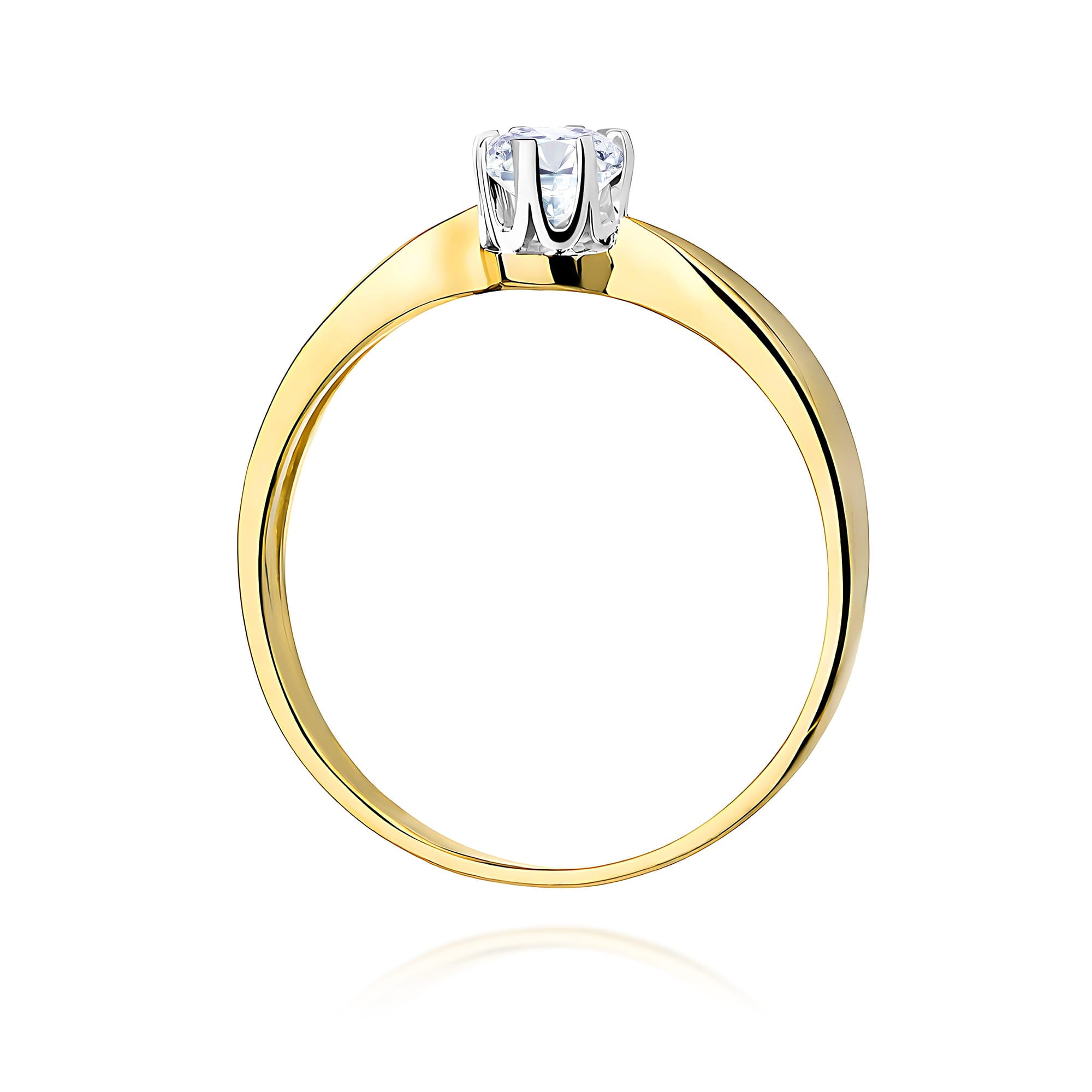 Inel Aur 9K cu Diamant de Laborator 0.50 ct