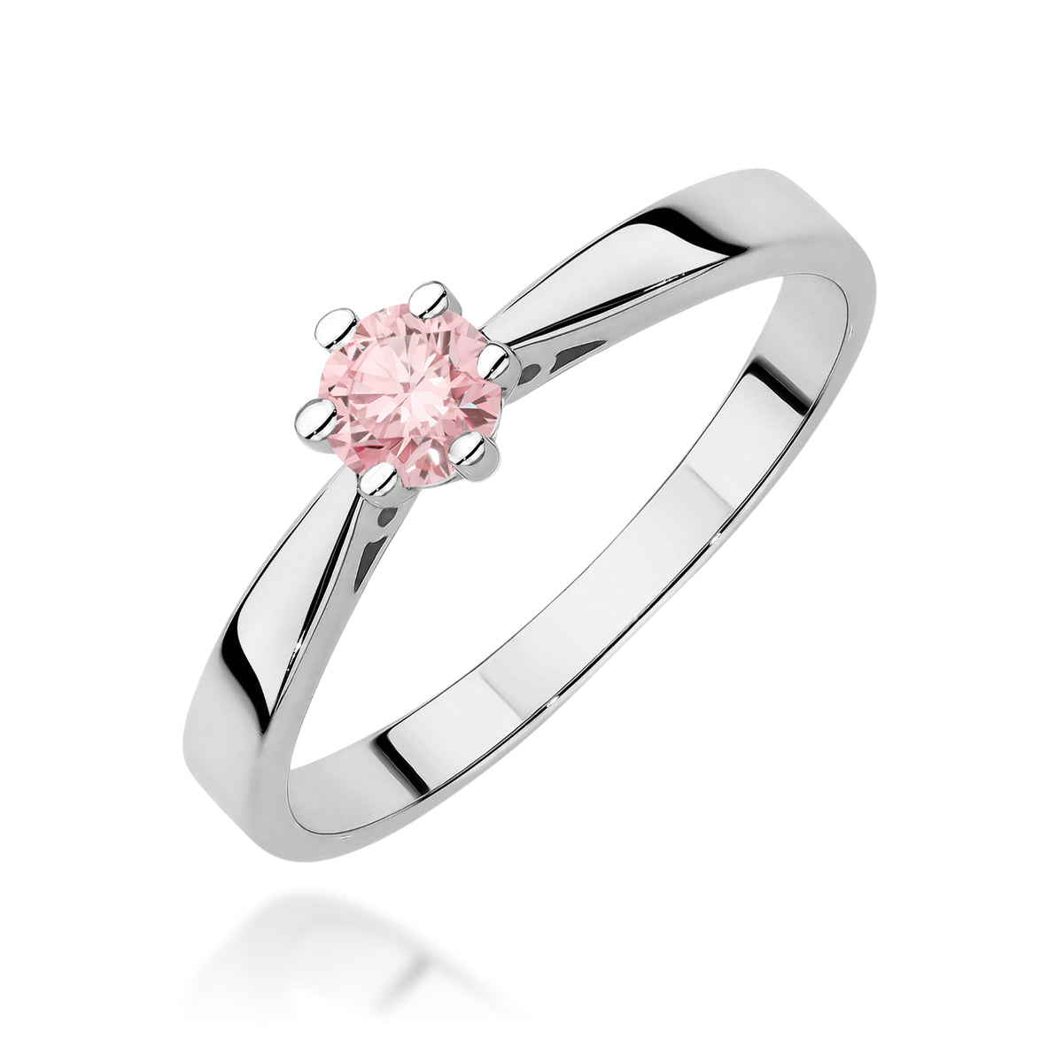 Inel Aur 14K cu Diamant Roz de Laborator 0.30 ct