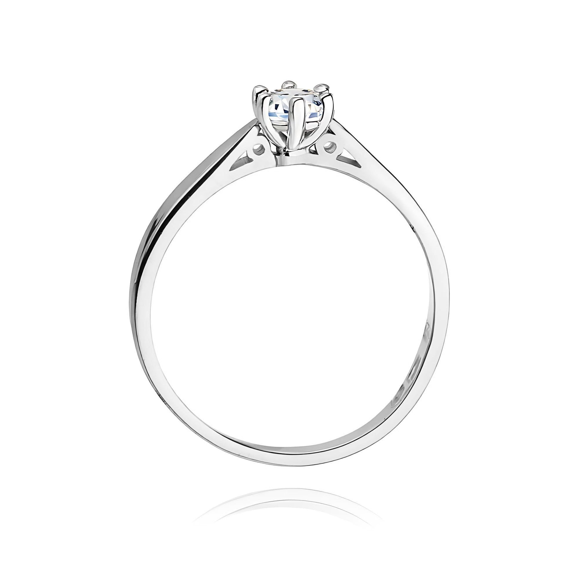 Inel Aur 9K cu Diamant Natural 0.20 ct