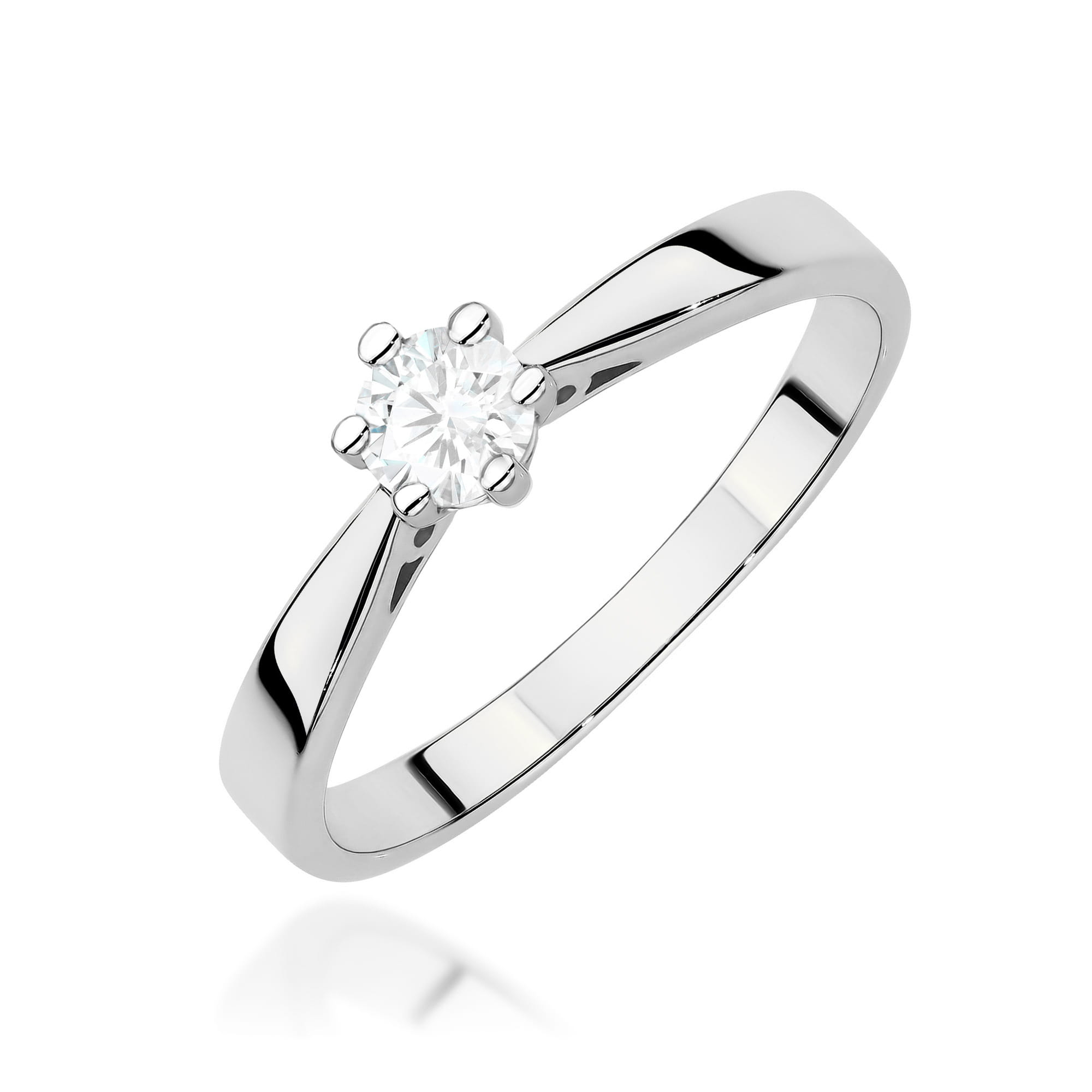 Inel Aur 9K cu Diamant Natural 0.30 ct