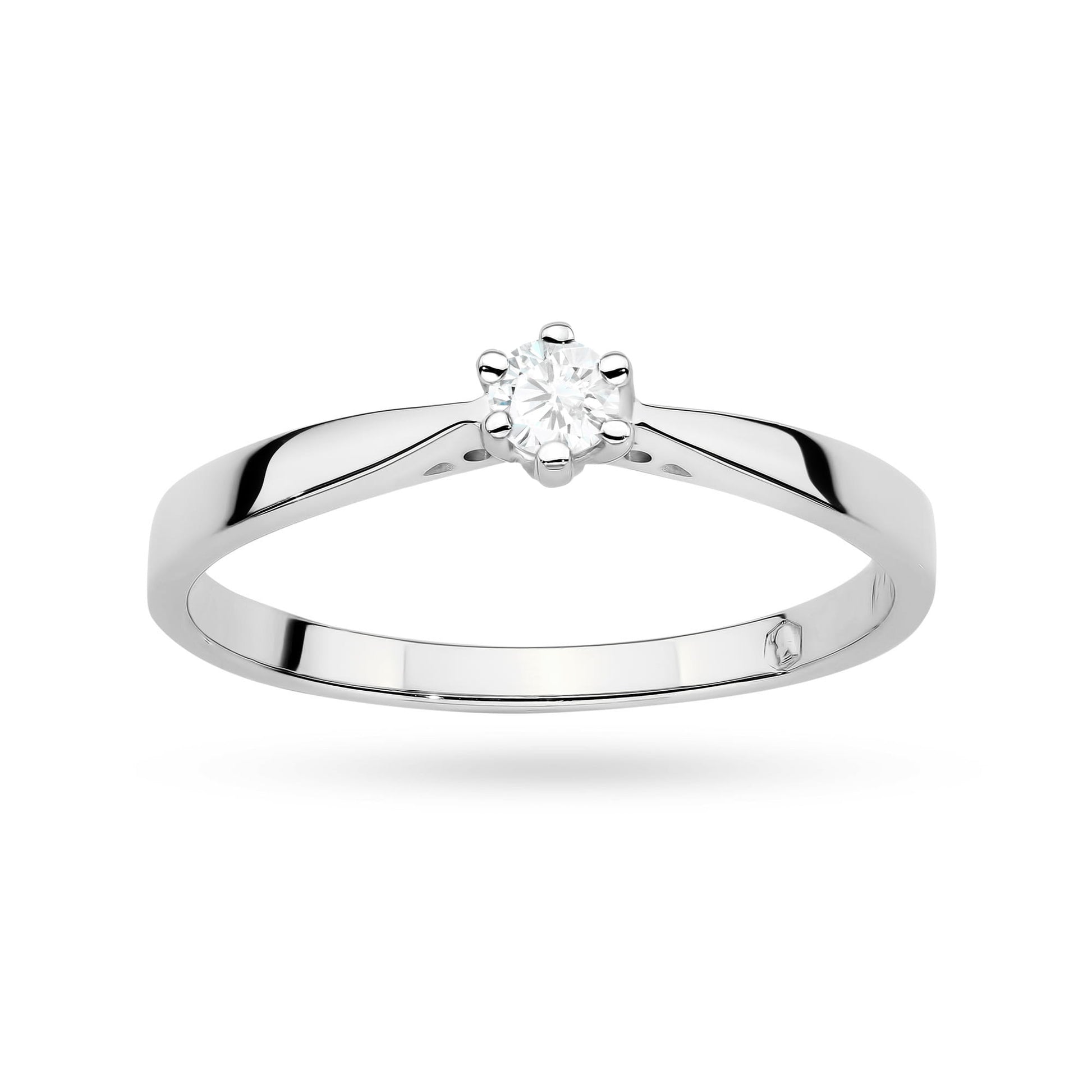 Inel Aur 9K cu Diamant de Laborator 0.10 ct