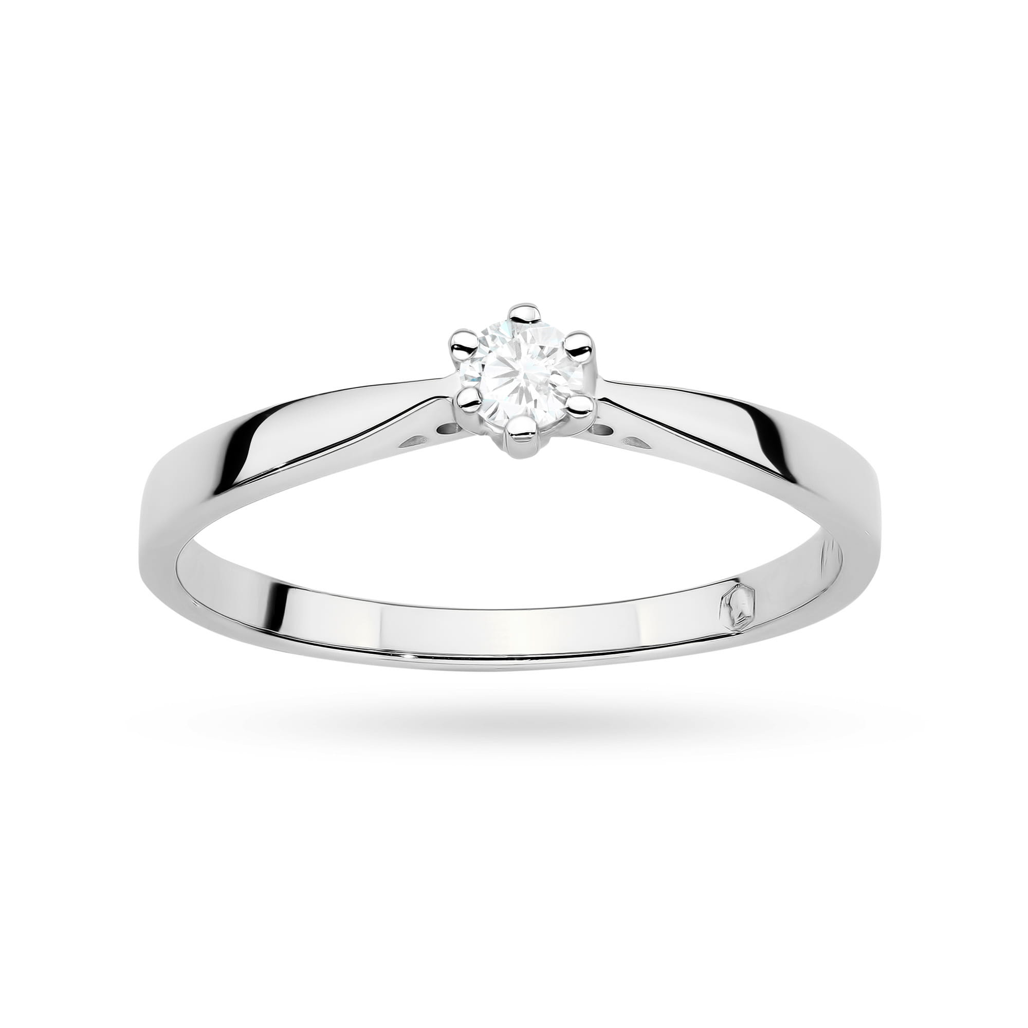 Inel Aur 9K cu Diamant de Laborator 0.10 ct