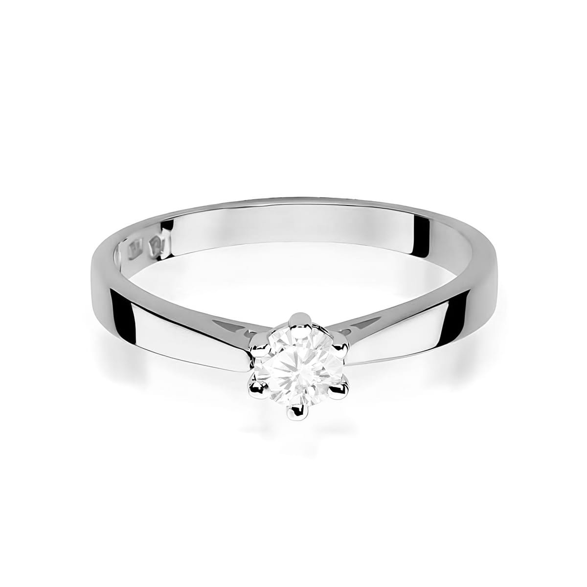 Inel Aur 9K cu Diamant de Laborator 0.20 ct