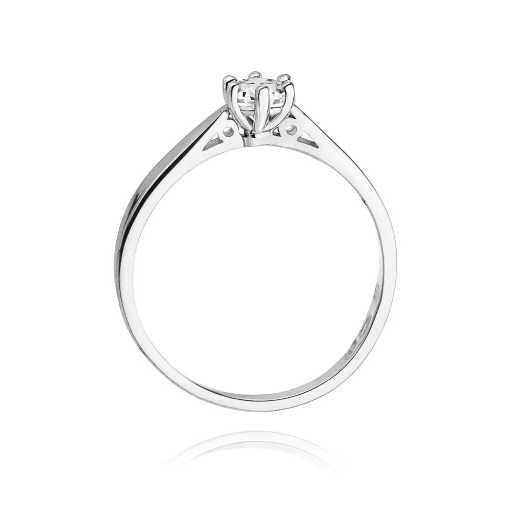 Inel Aur 9K cu Diamant de Laborator 0.20 ct