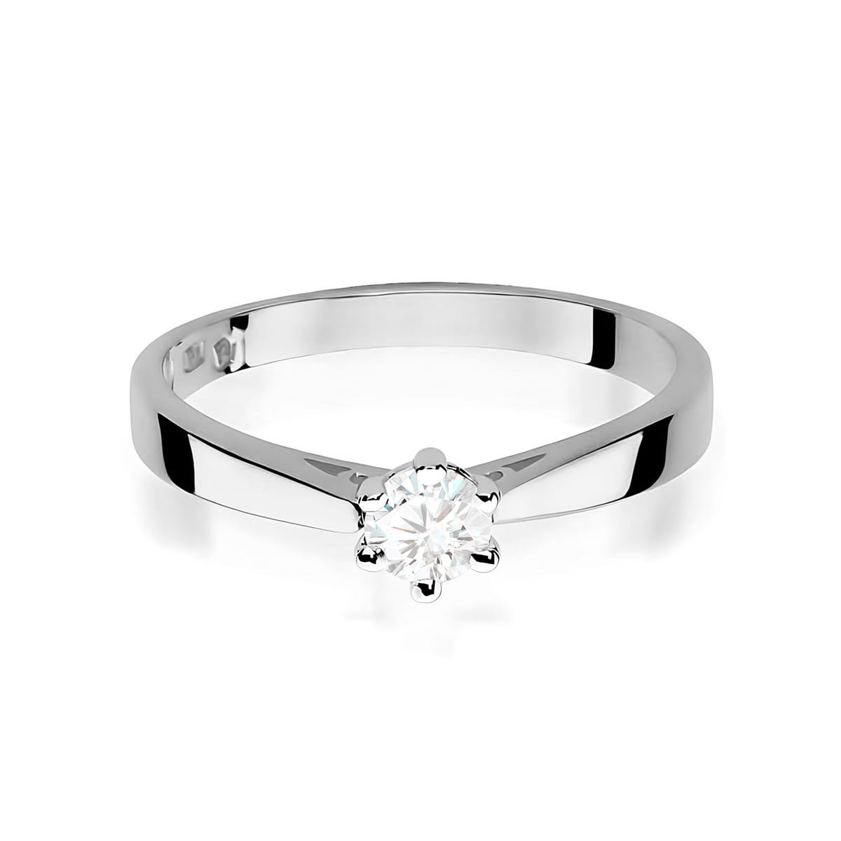 Inel Aur 9K cu Diamant de Laborator 0.25 ct