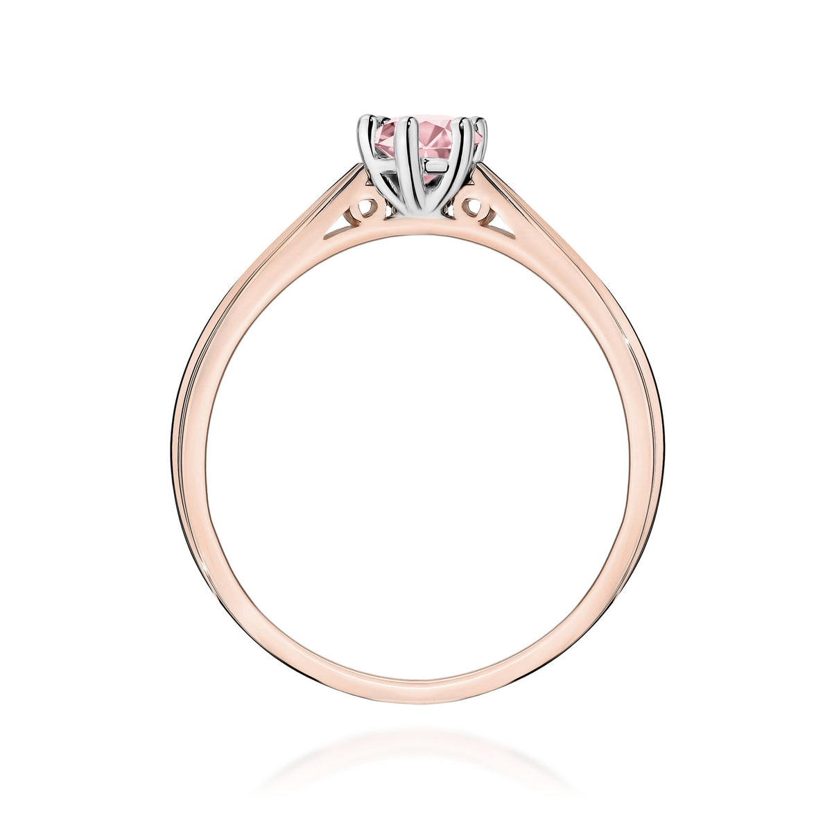 Inel Aur 14K cu Diamant Roz de Laborator 0.30 ct