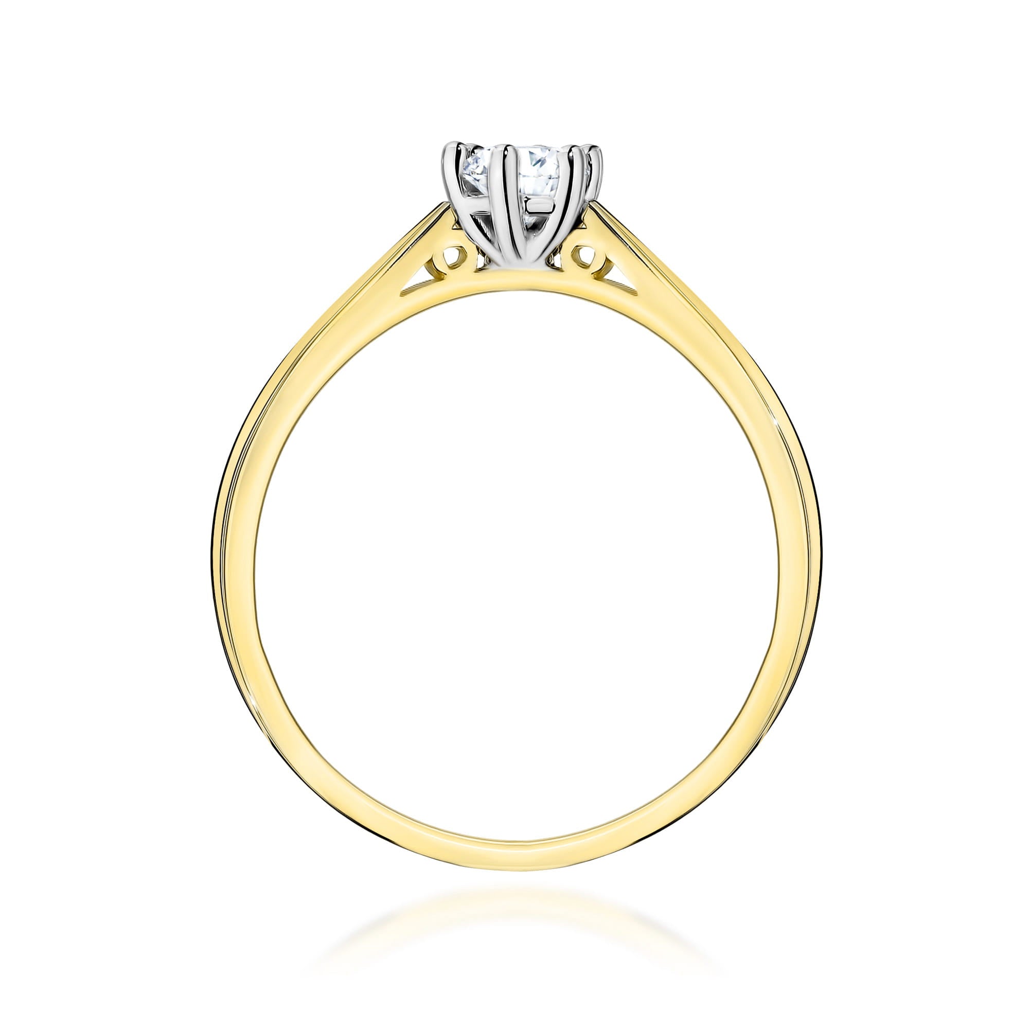 Inel Aur 9K cu Diamant Natural 0.30 ct